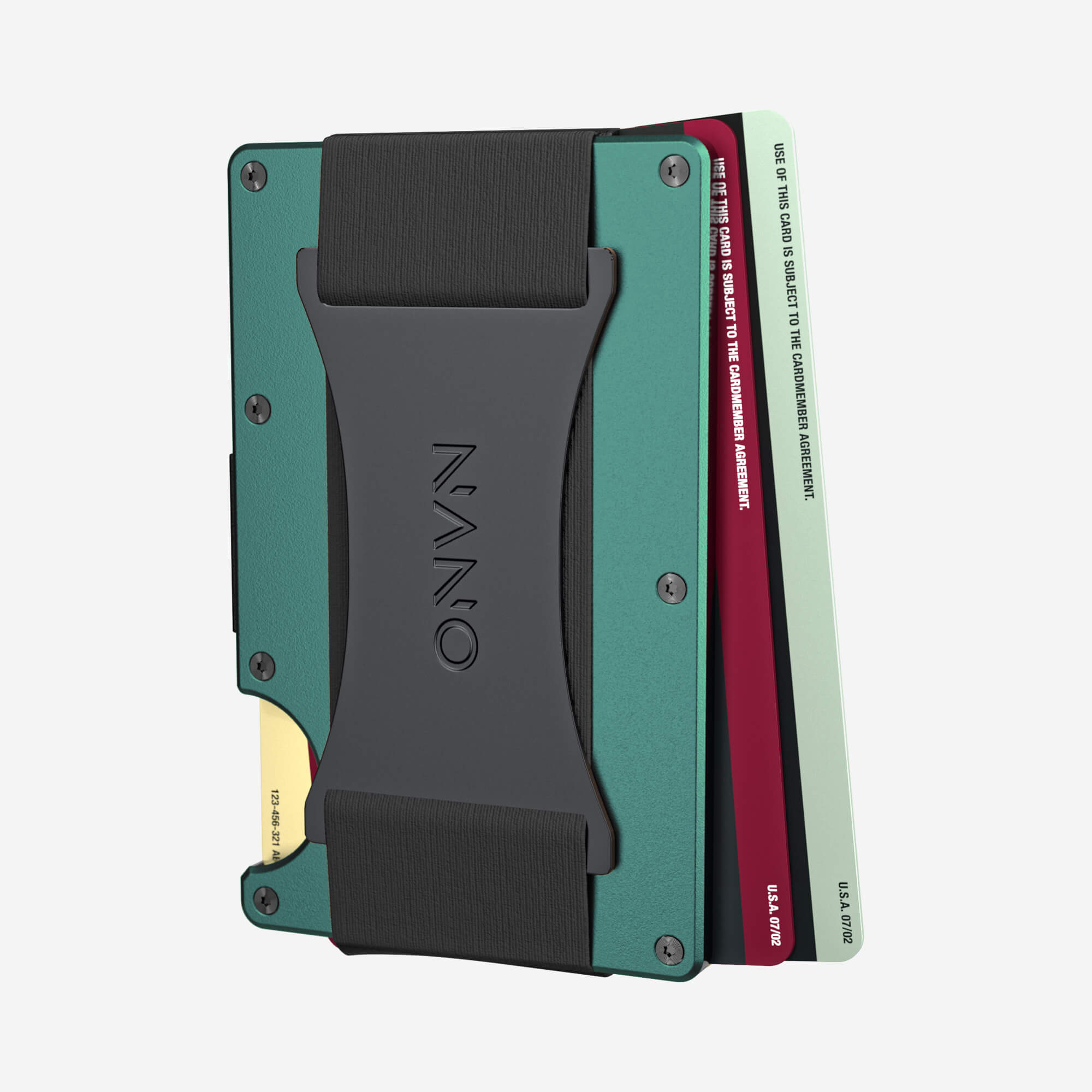 Personalised Cash Strap Wallet (Racing Green) Everyday Bundle