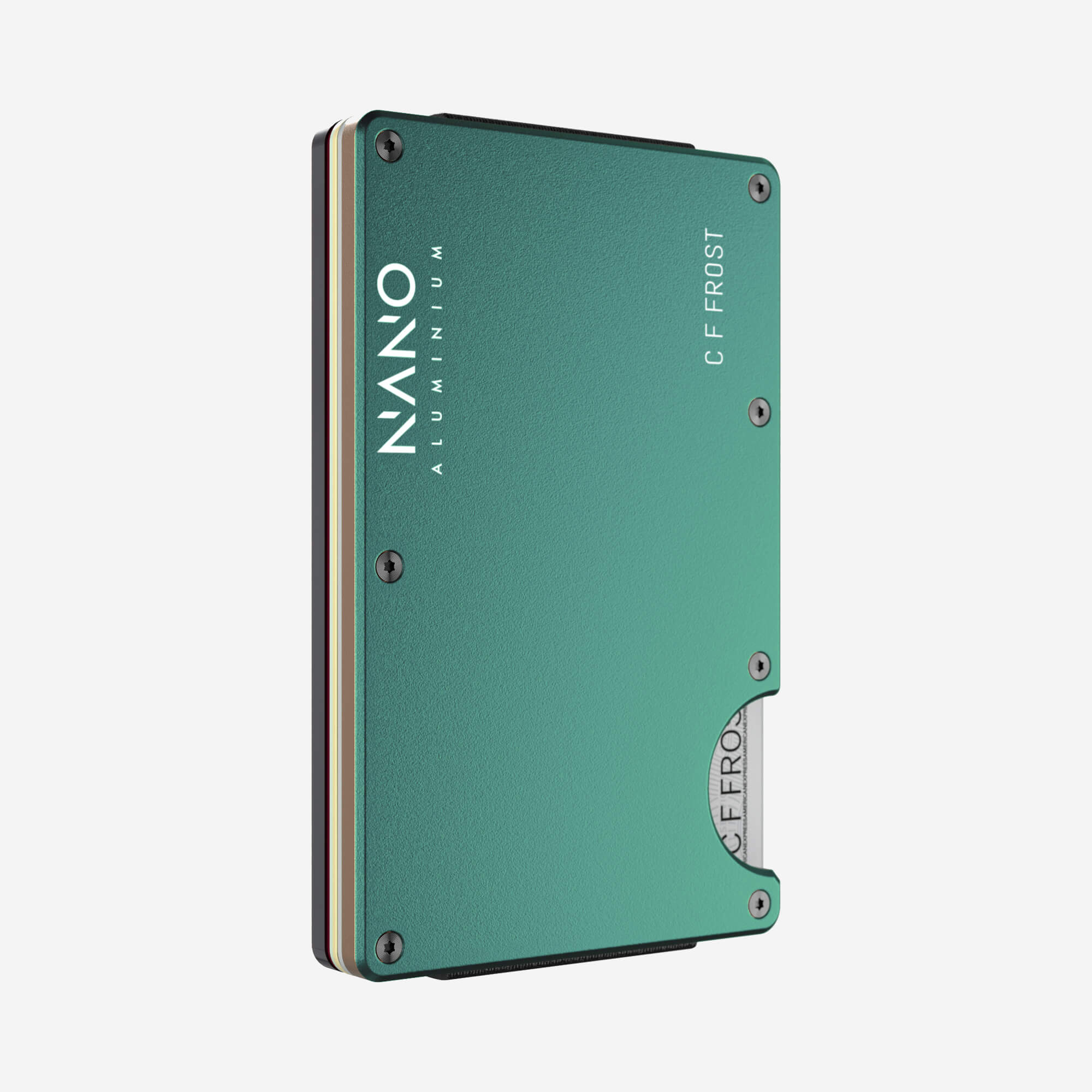 Personalised AirTag Money Clip Wallet (Racing Green) Essential Bundle