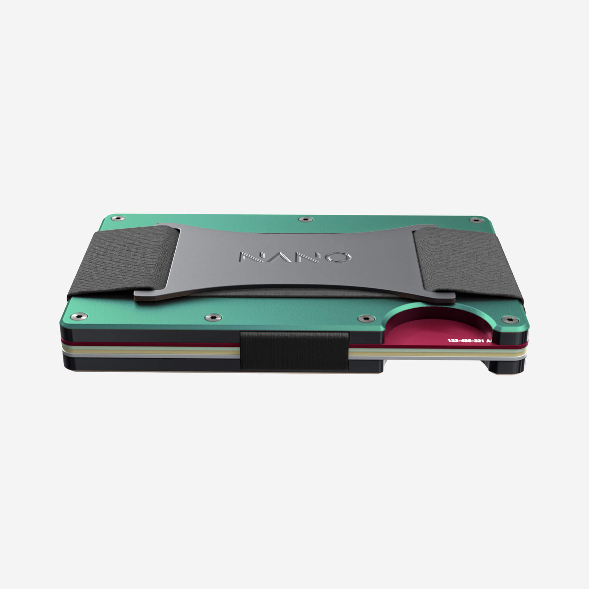 Personalised Cash Strap Wallet (Racing Green) Everyday Bundle