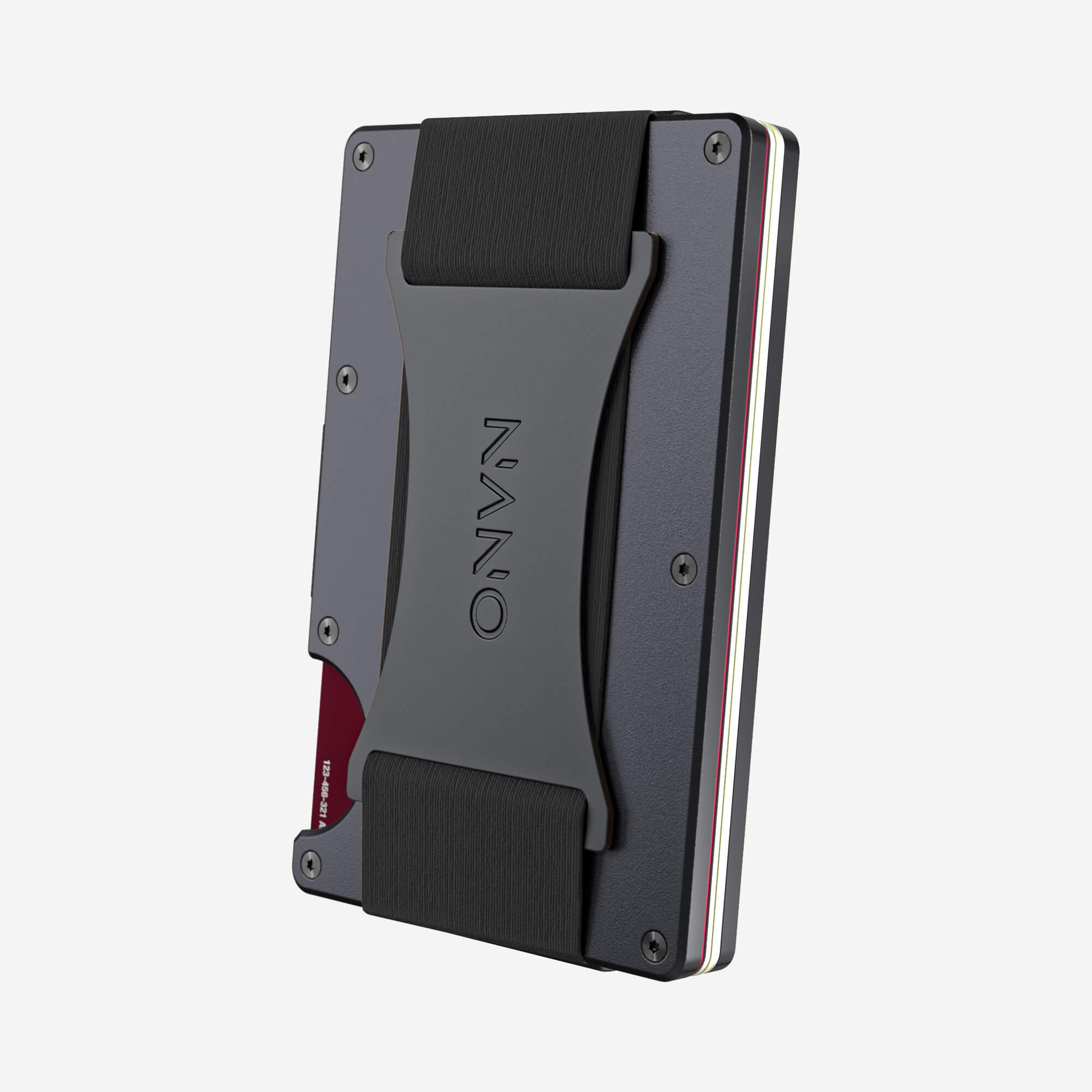 Personalised Cash Strap Wallet (Titan Gunmetal) Everyday Bundle