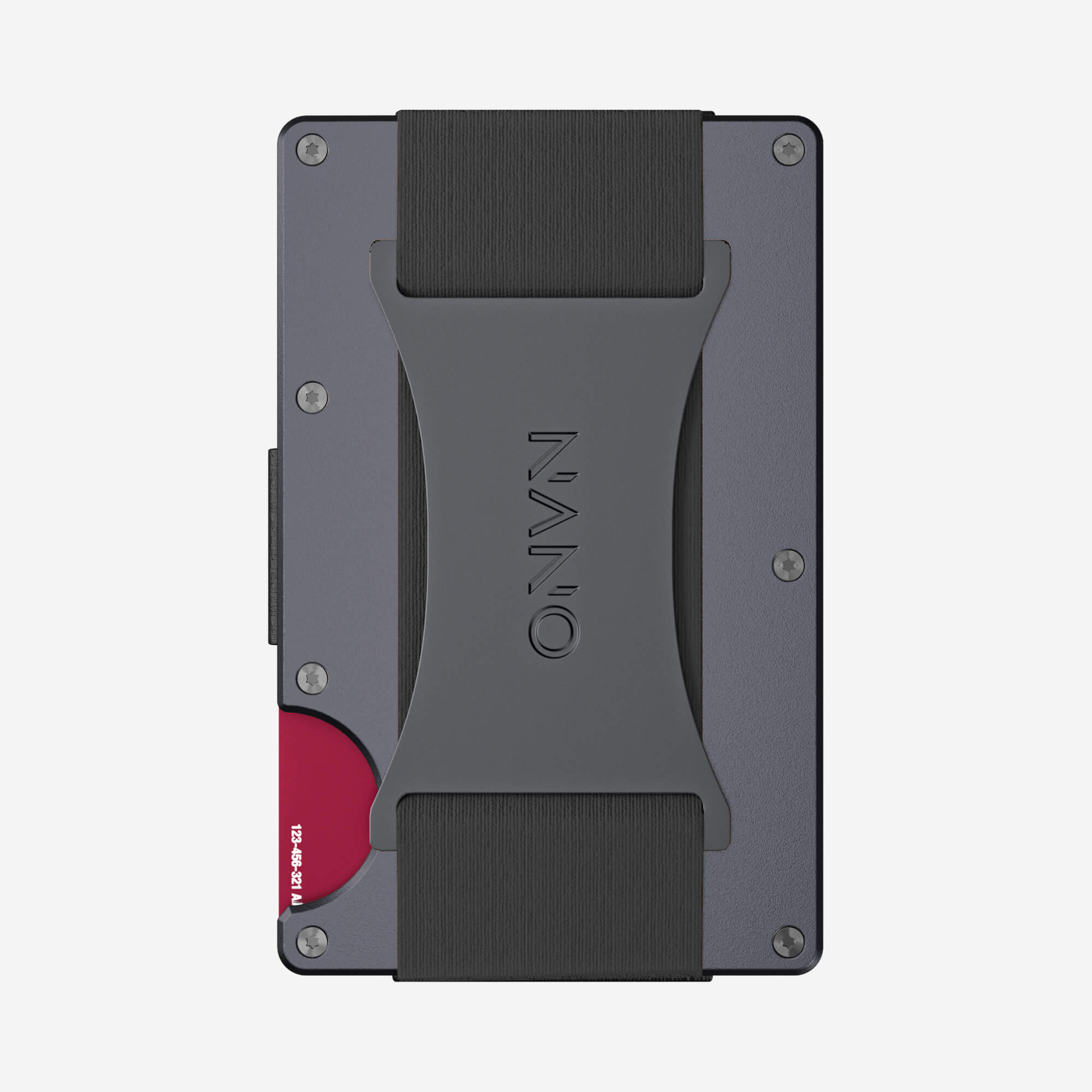 Personalised Cash Strap Wallet (Titan Gunmetal) Everyday Bundle
