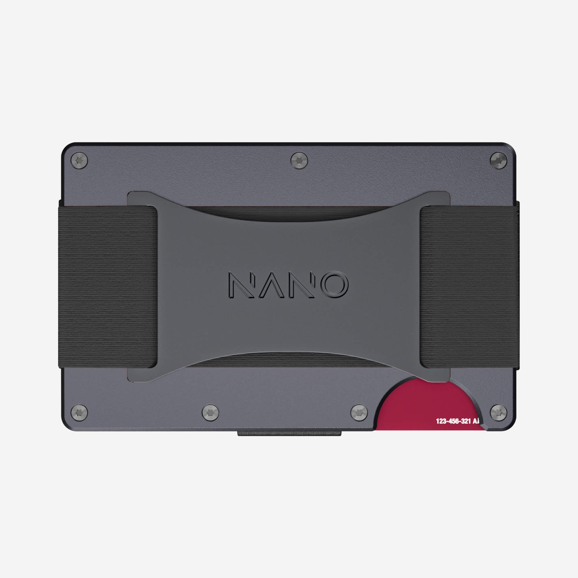 Personalised Cash Strap Wallet (Titan Gunmetal) Everyday Bundle