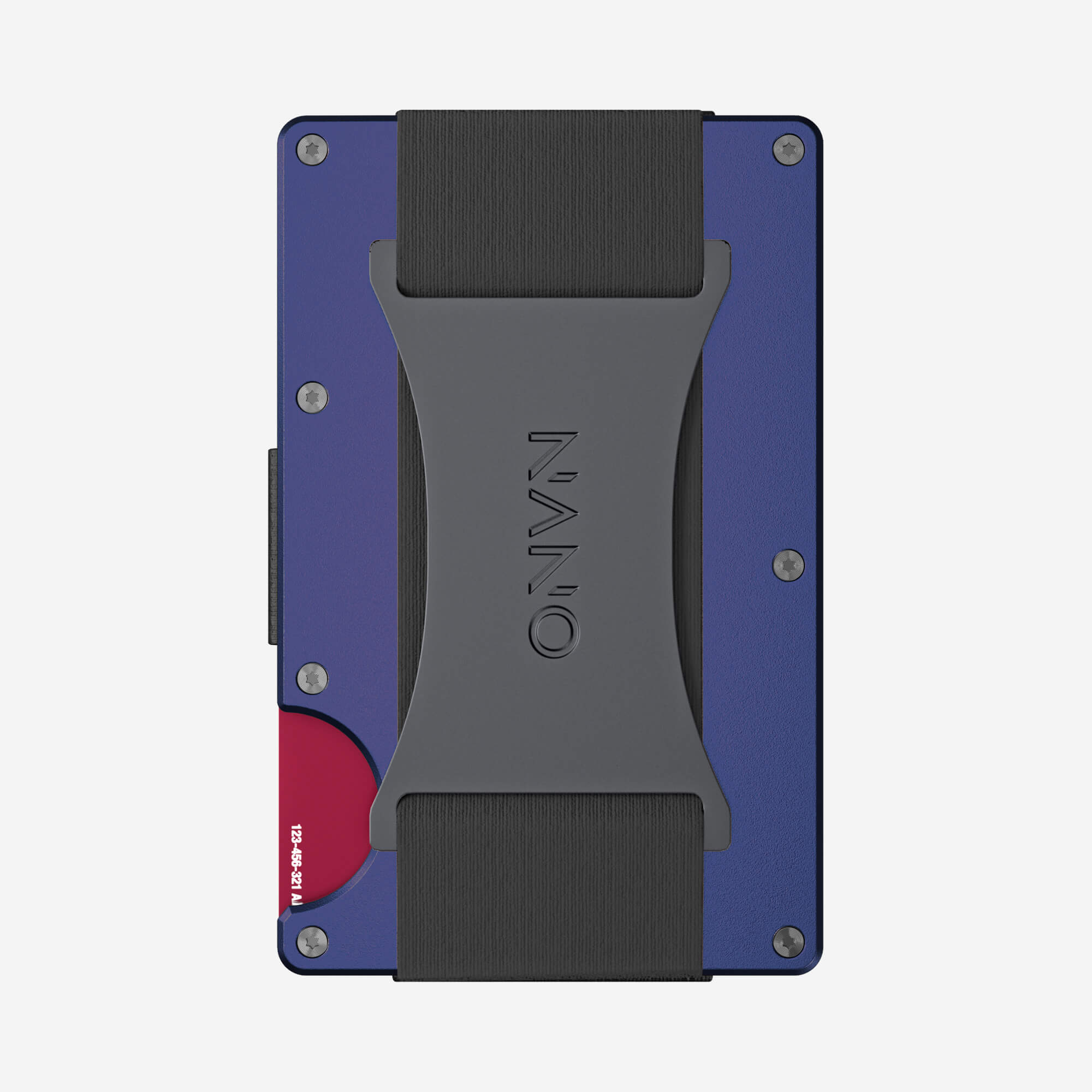 Personalised Cash Strap Wallet (Skyfall Navy) Essential Bundle