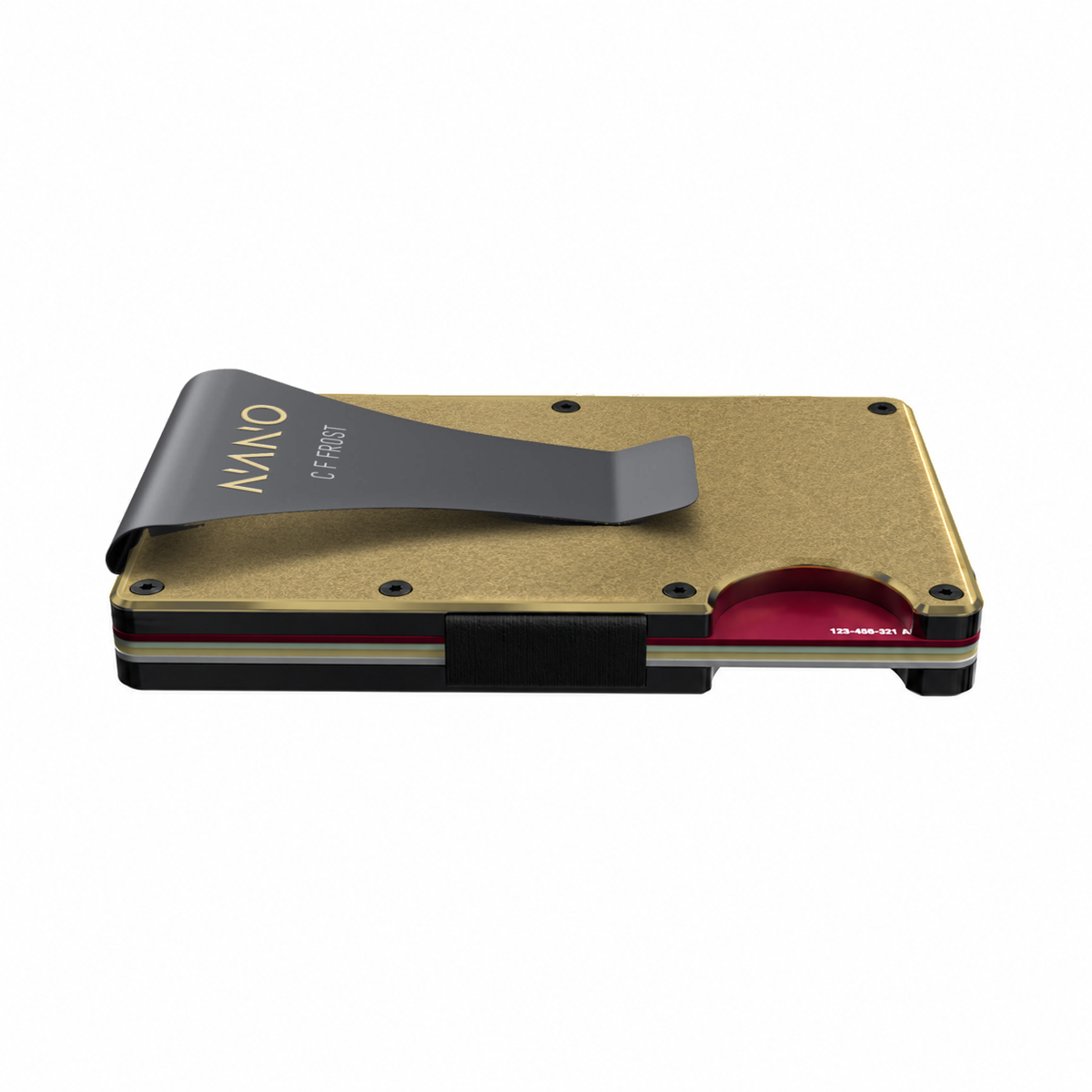 A compact profile, with cards inside.