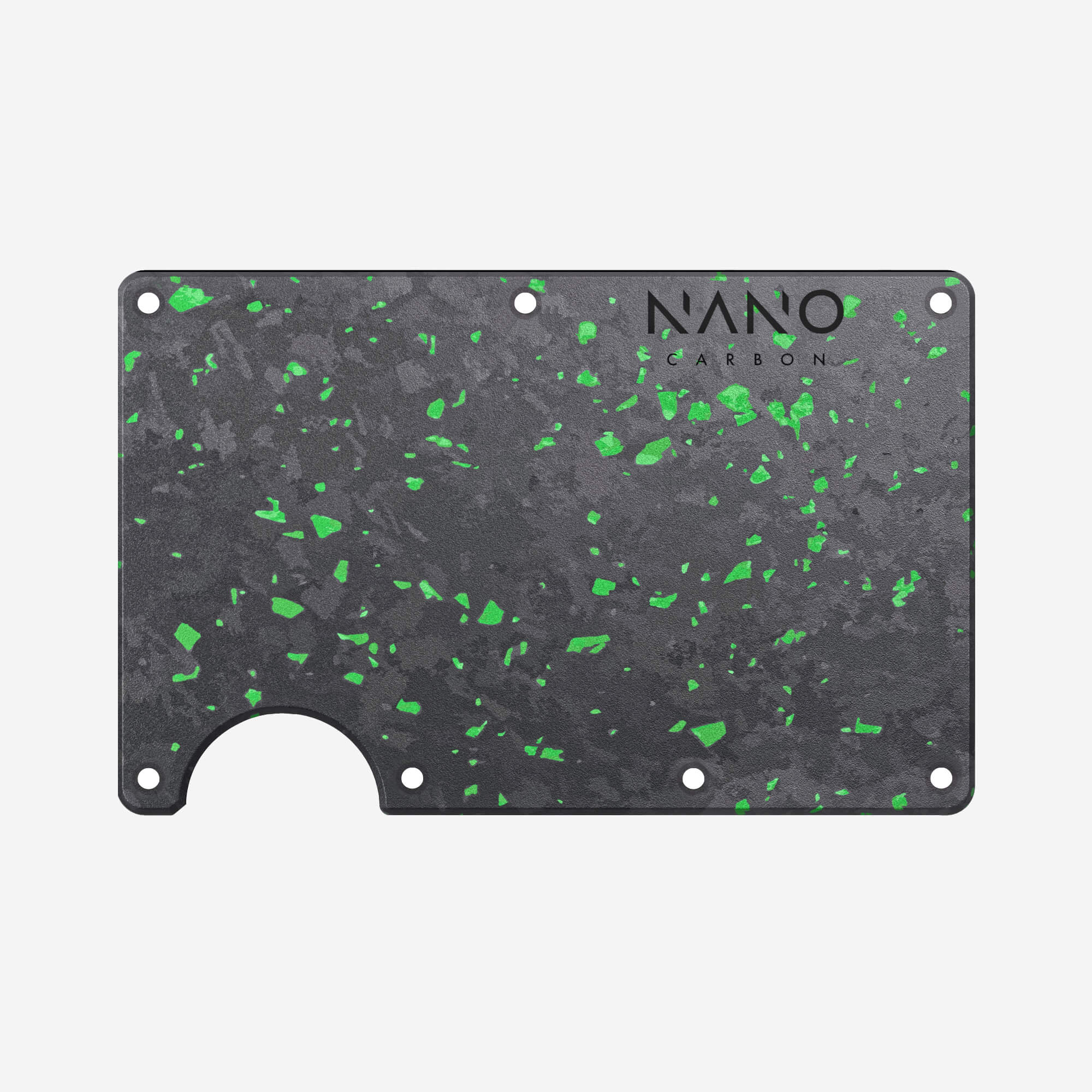 Front & Back Wallet Cover Plates (Nero/Verde)