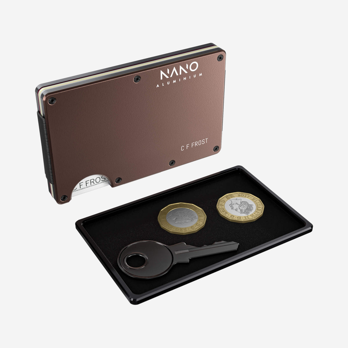 Personalised Money Clip Wallet (Sonic Copper) Essential Bundle
