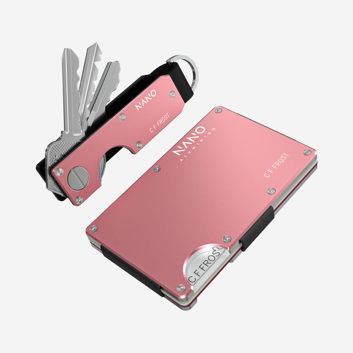Personalised Money Clip Wallet (Sunset Blush) Everyday Bundle