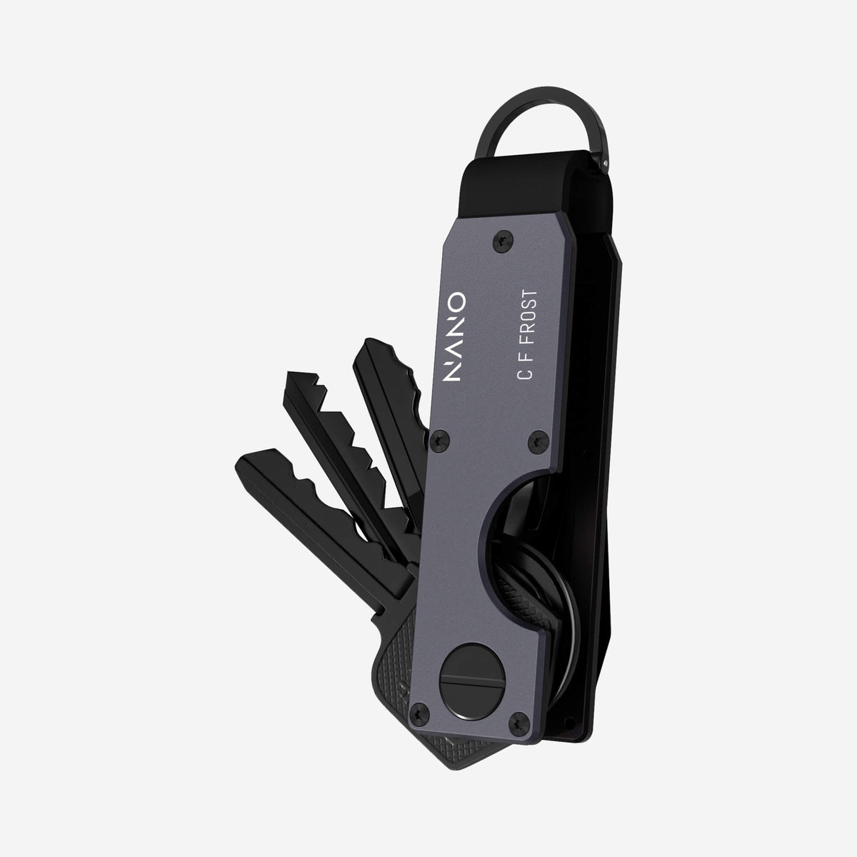 Personalised Key Case (Titan Gunmetal)
