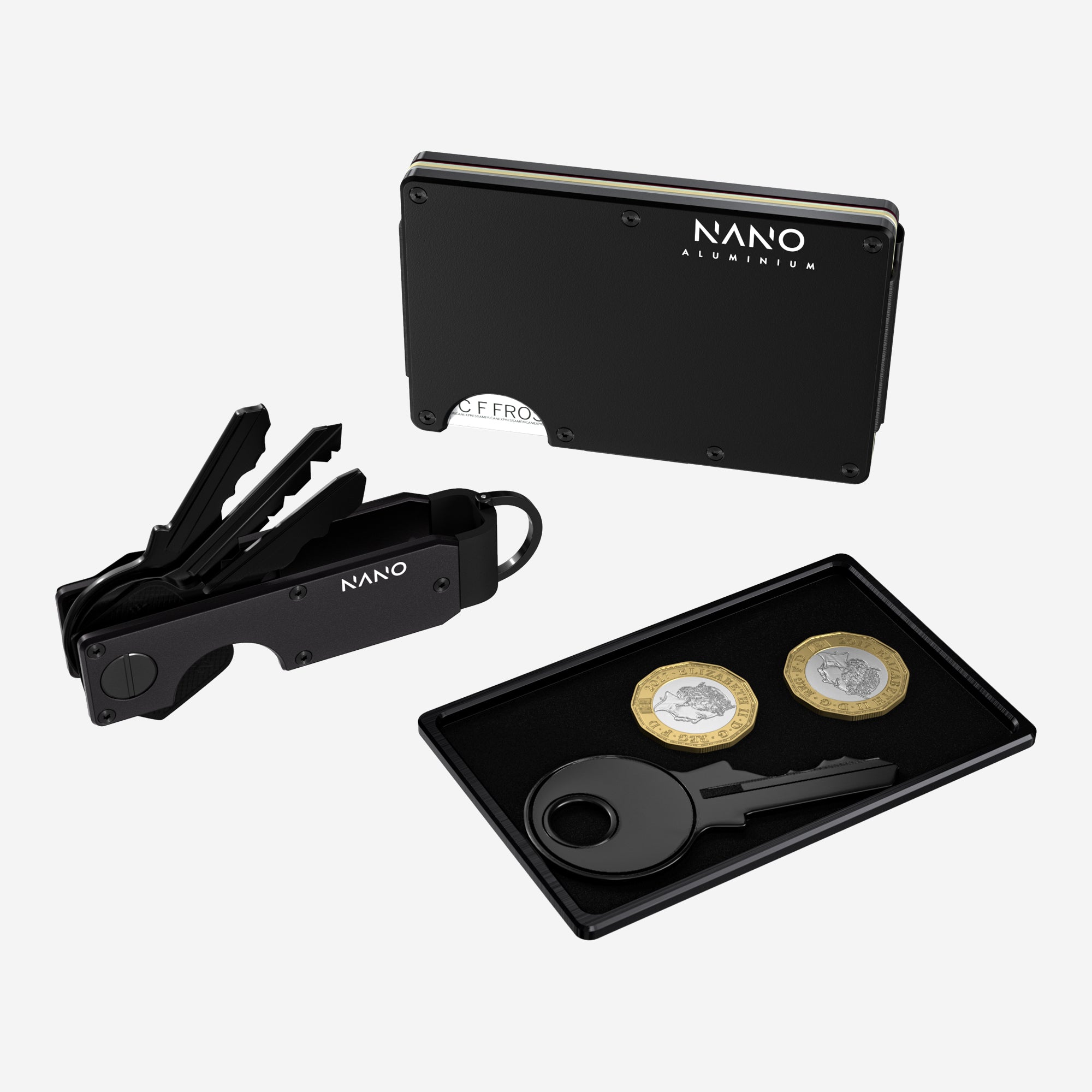 Money Clip Wallet (Phantom Black) Ultimate Bundle