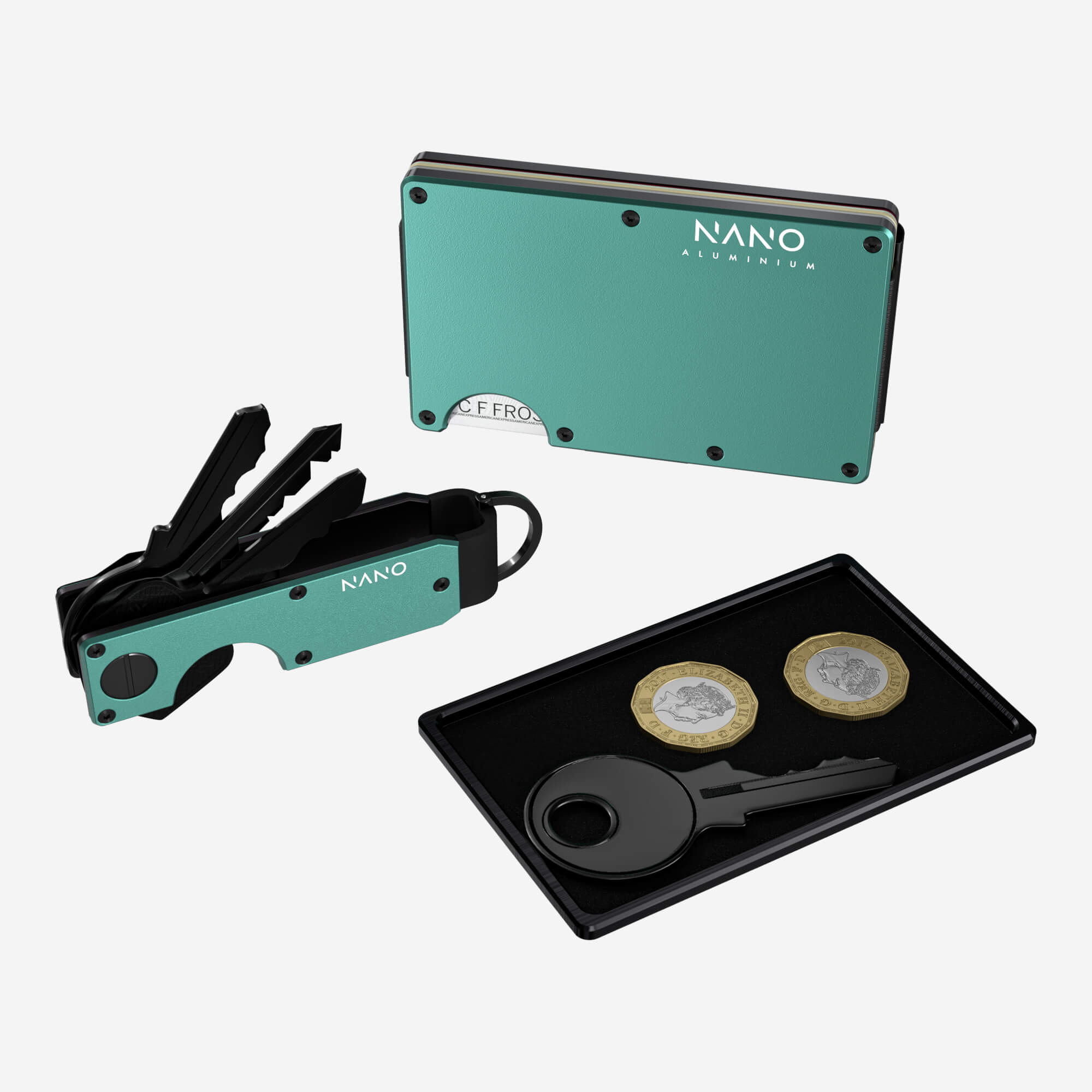 Cash Strap Wallet (Racing Green) Ultimate Bundle