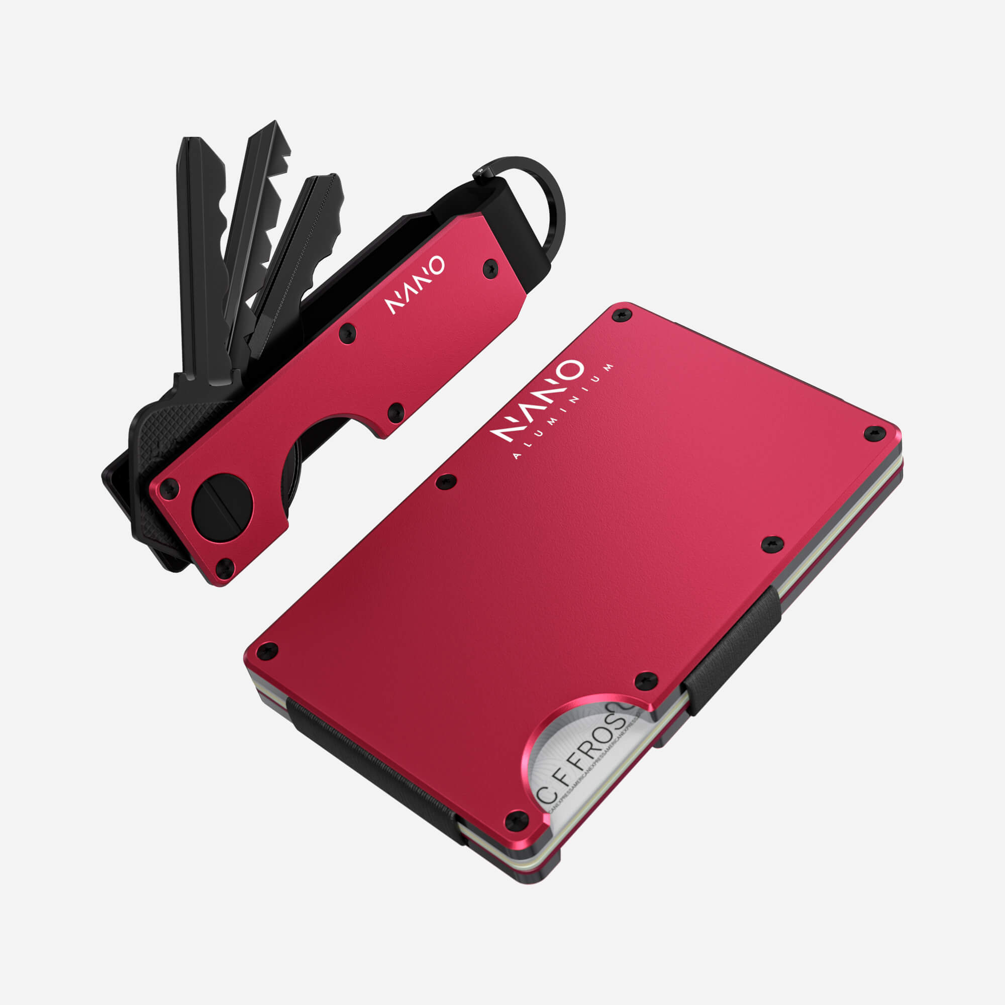 Money Clip Wallet (Volcano Red) Everyday Bundle