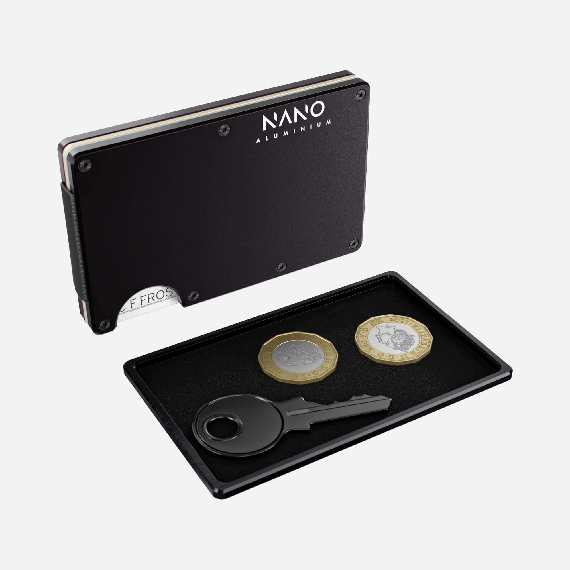 Cash Strap Wallet (Phantom Black) Essential Bundle