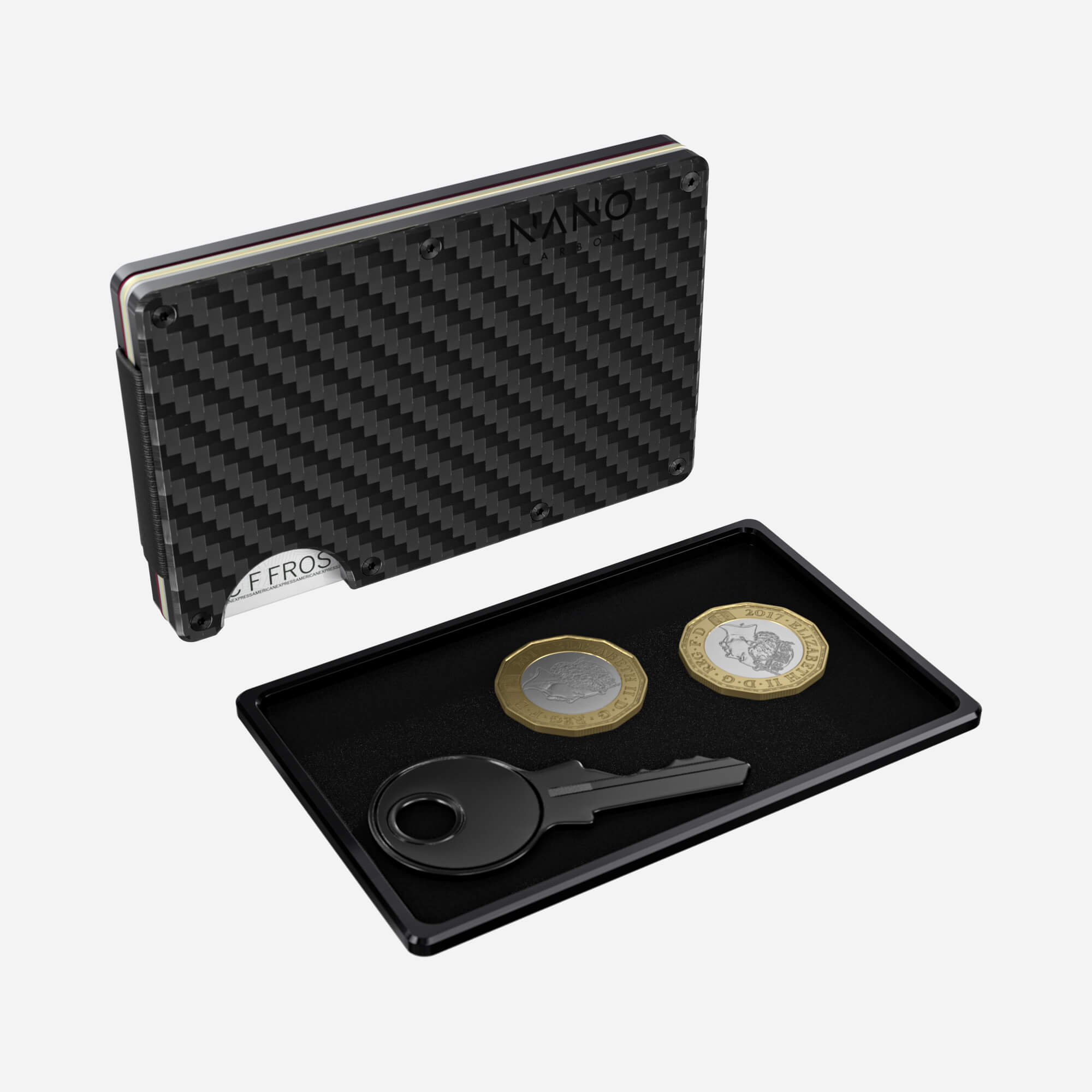 Personalised Cash Strap Wallet (Stealth Black) Essential Bundle