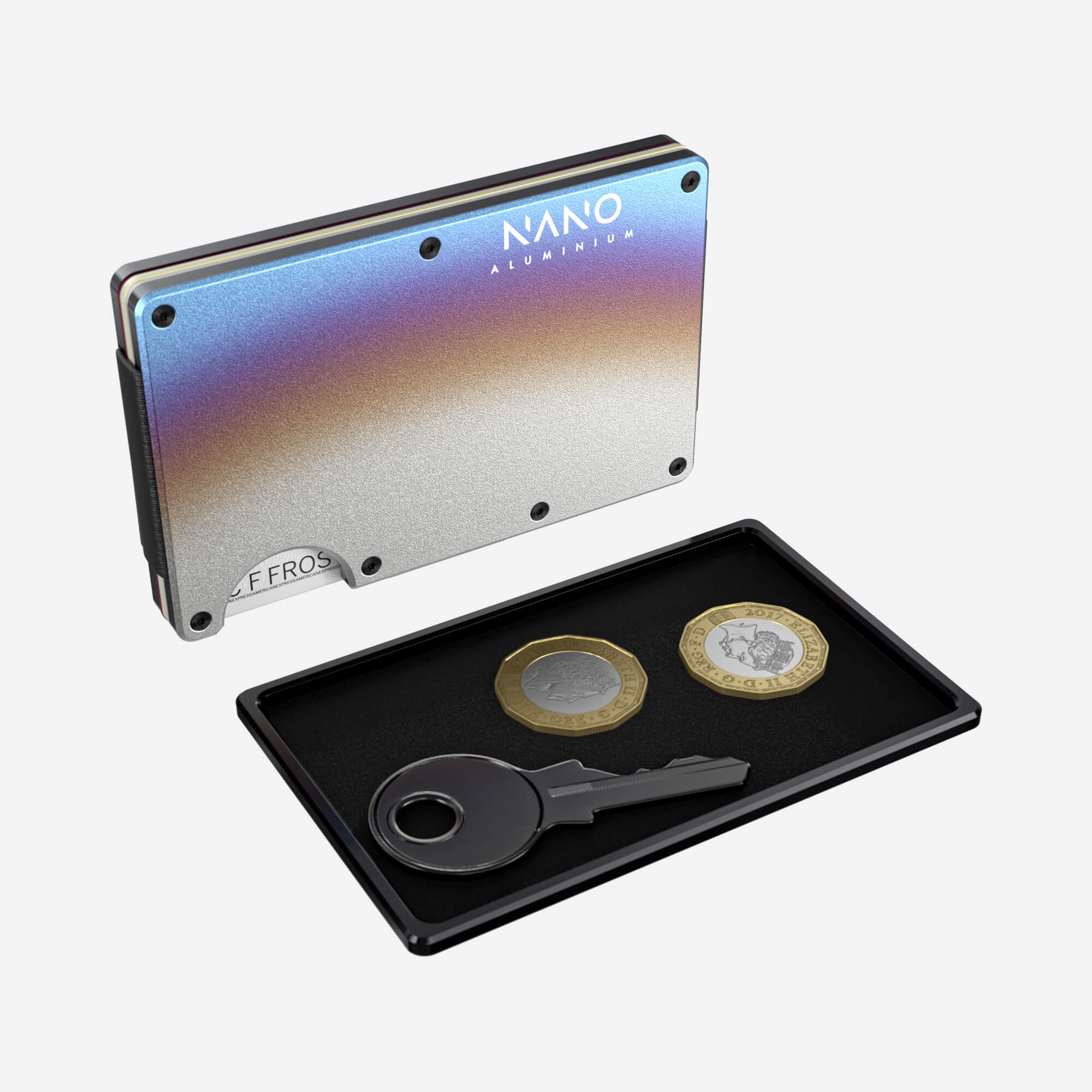 Personalised Cash Strap Wallet (Flame Burnt) Essential Bundle