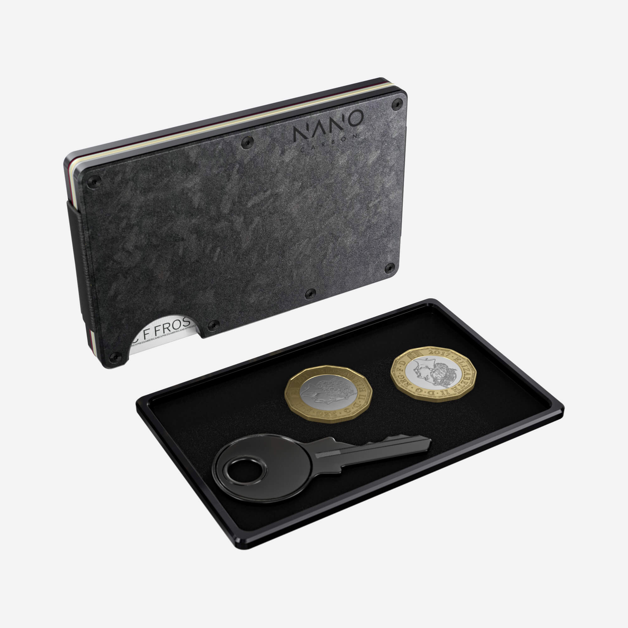 Personalised Cash Strap Wallet (Nero) Essential Bundle