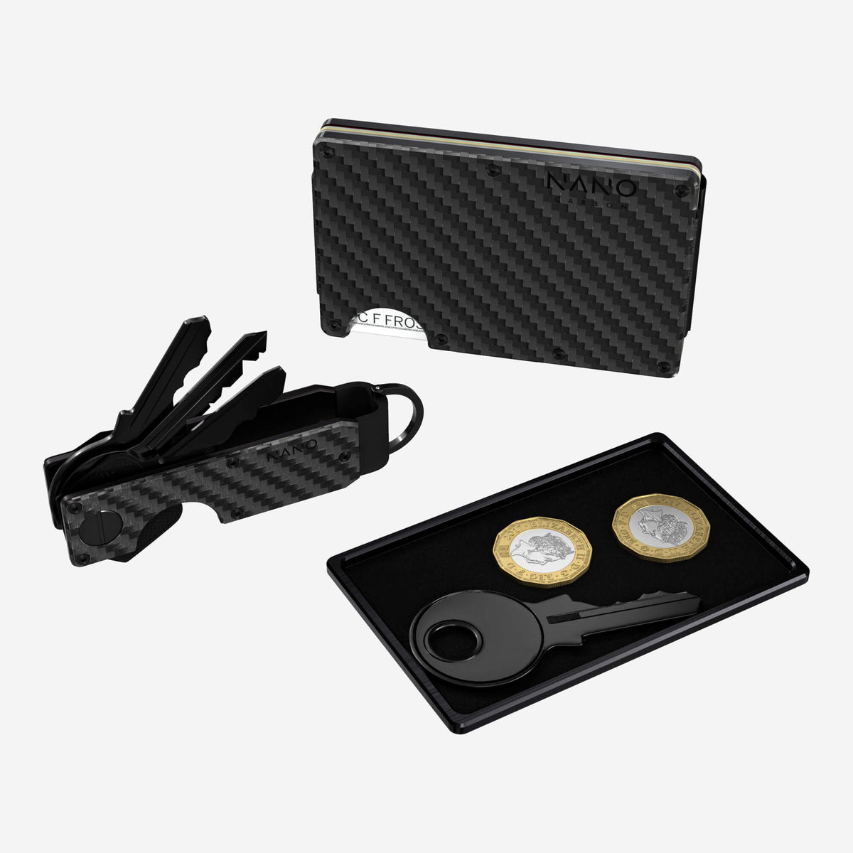 Cash Strap Wallet (Stealth Black) Ultimate Bundle