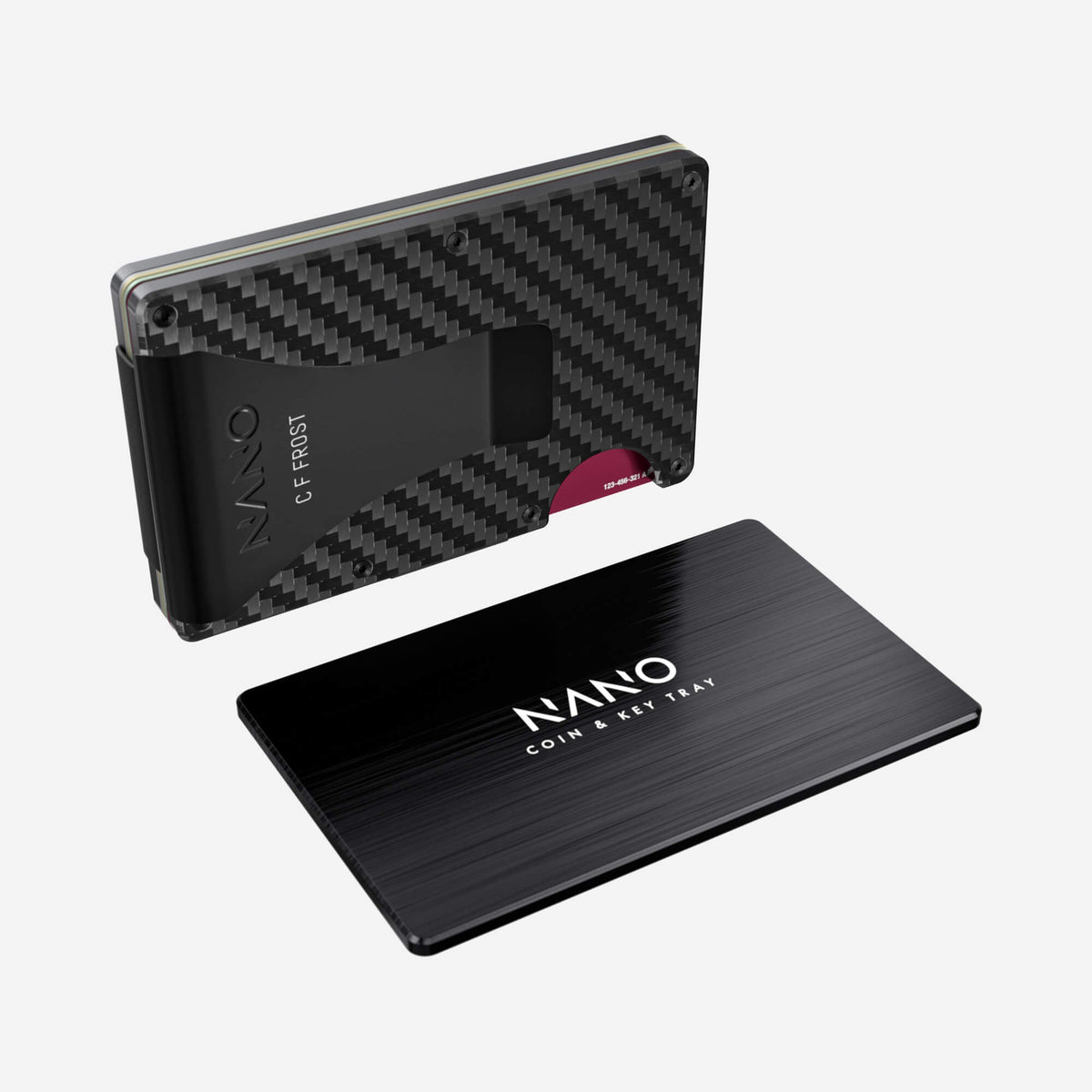 Personalised Money Clip Wallet (Stealth Black) Essential Bundle