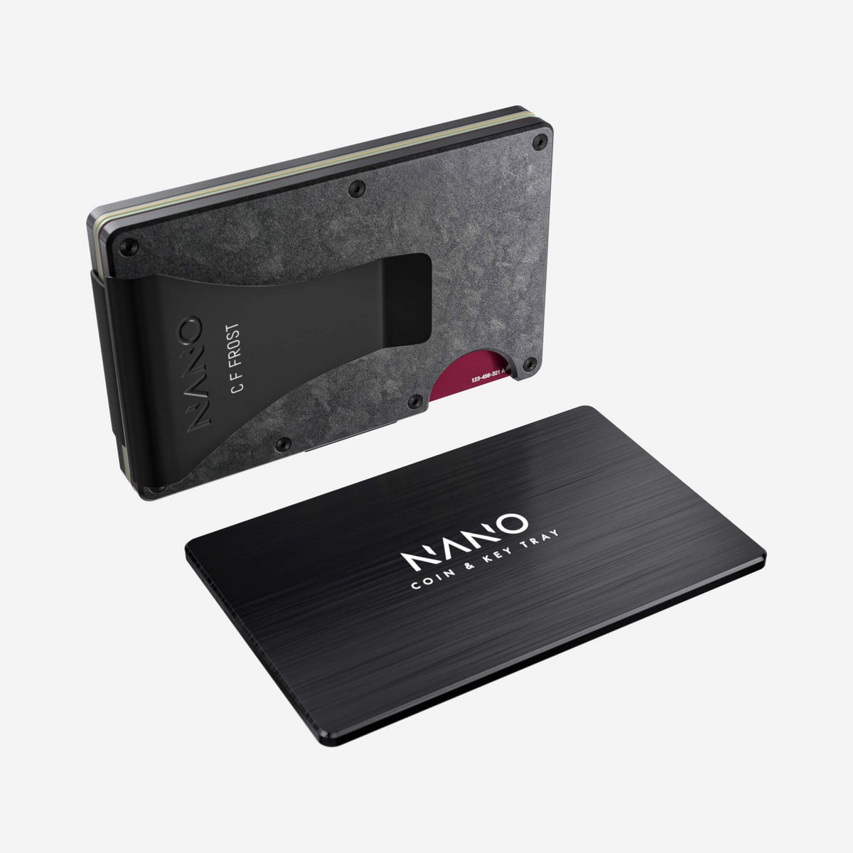 Personalised Money Clip Wallet (Nero) Essential Bundle