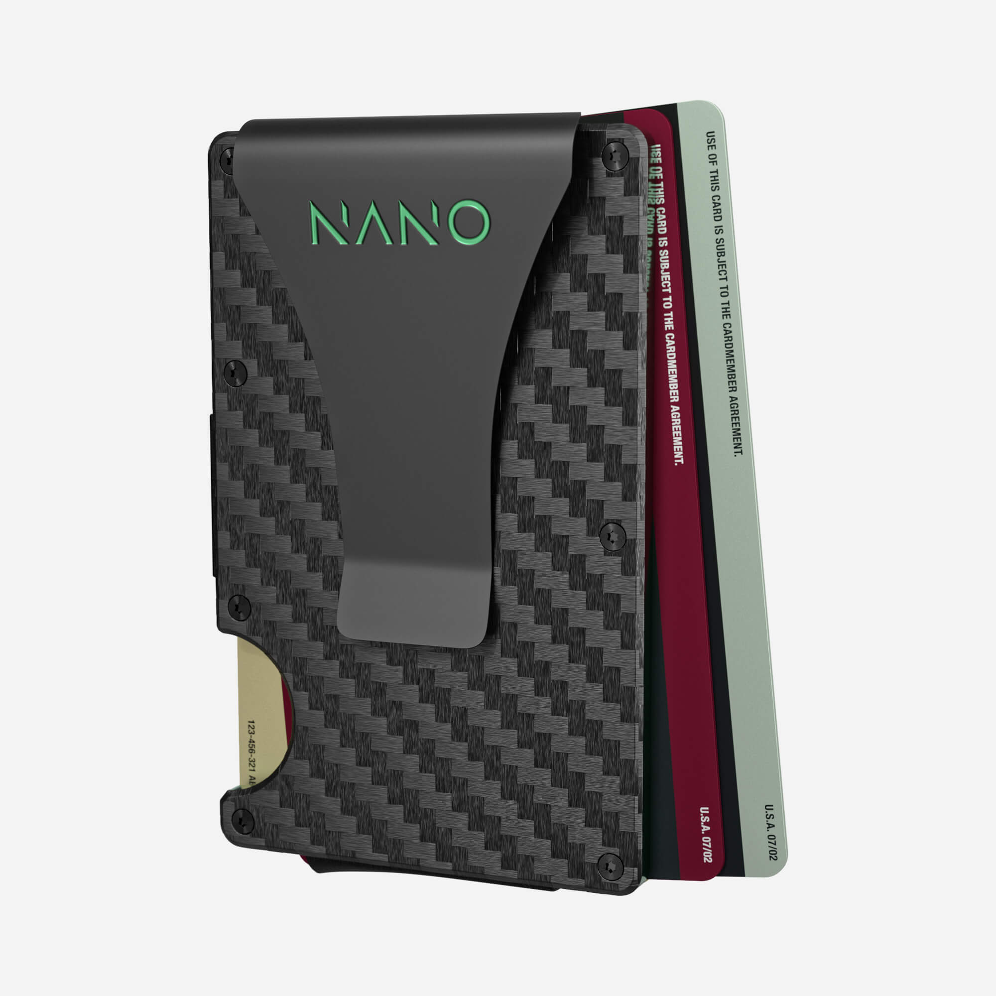 005 Money Clip Wallet (Stealth Black/Viper Green)