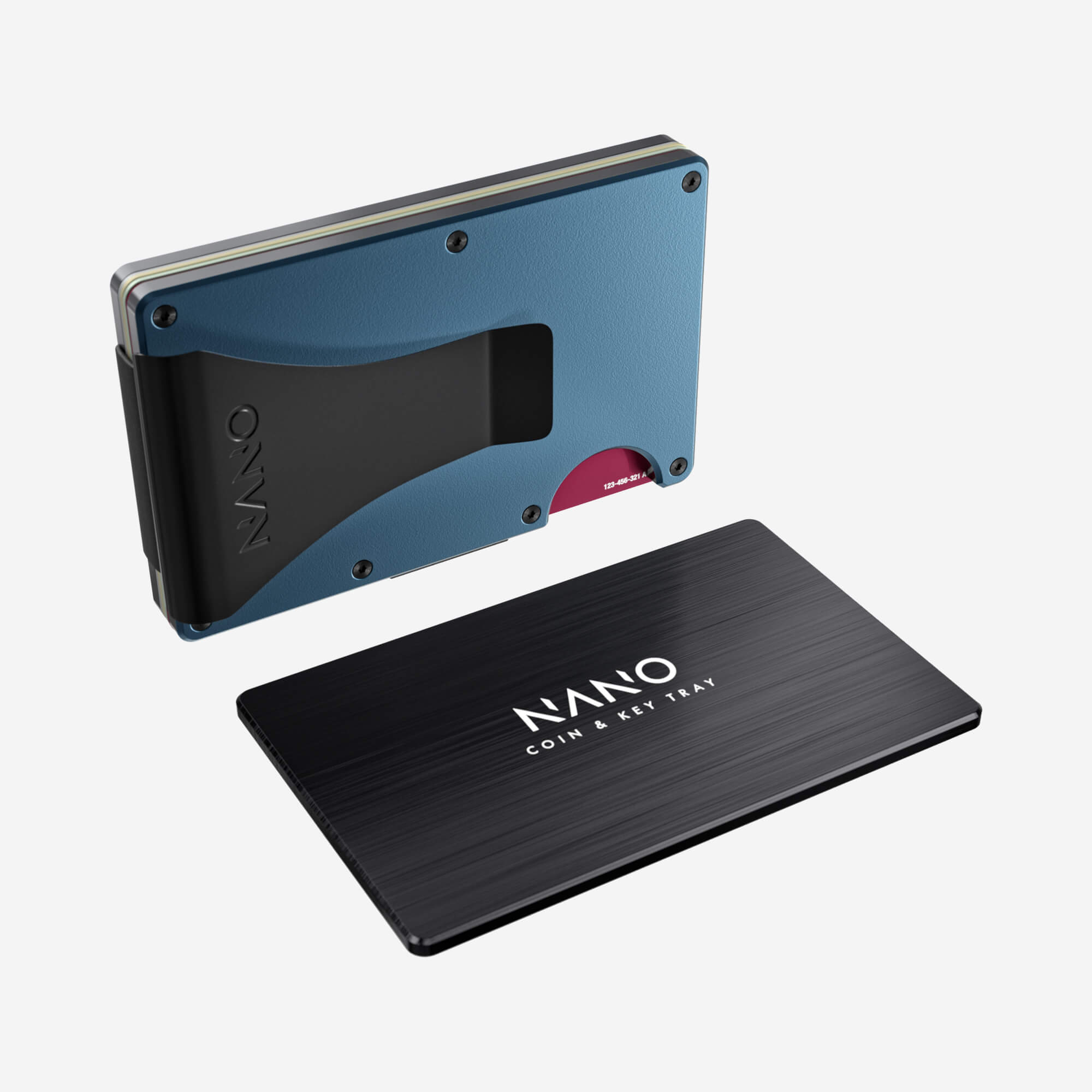 Money Clip Wallet (Riviera Navy) Essential Bundle