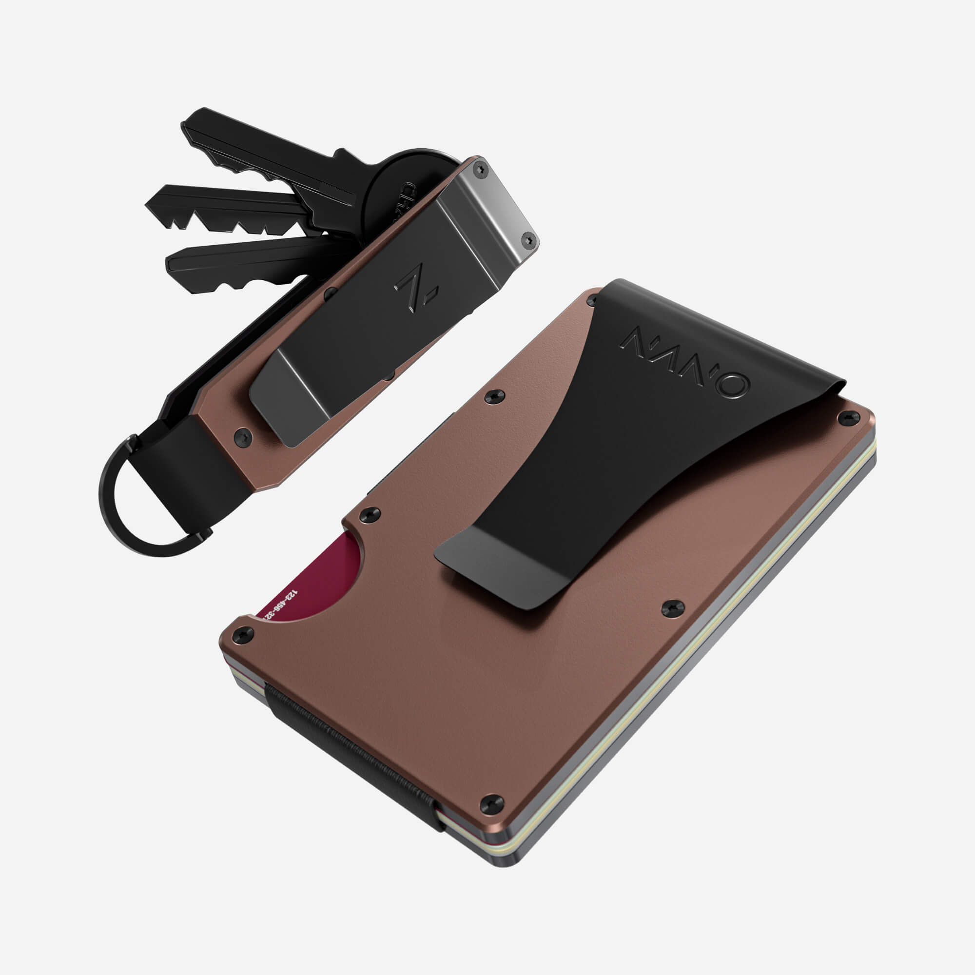 Money Clip Wallet (Sonic Copper) Everyday Bundle