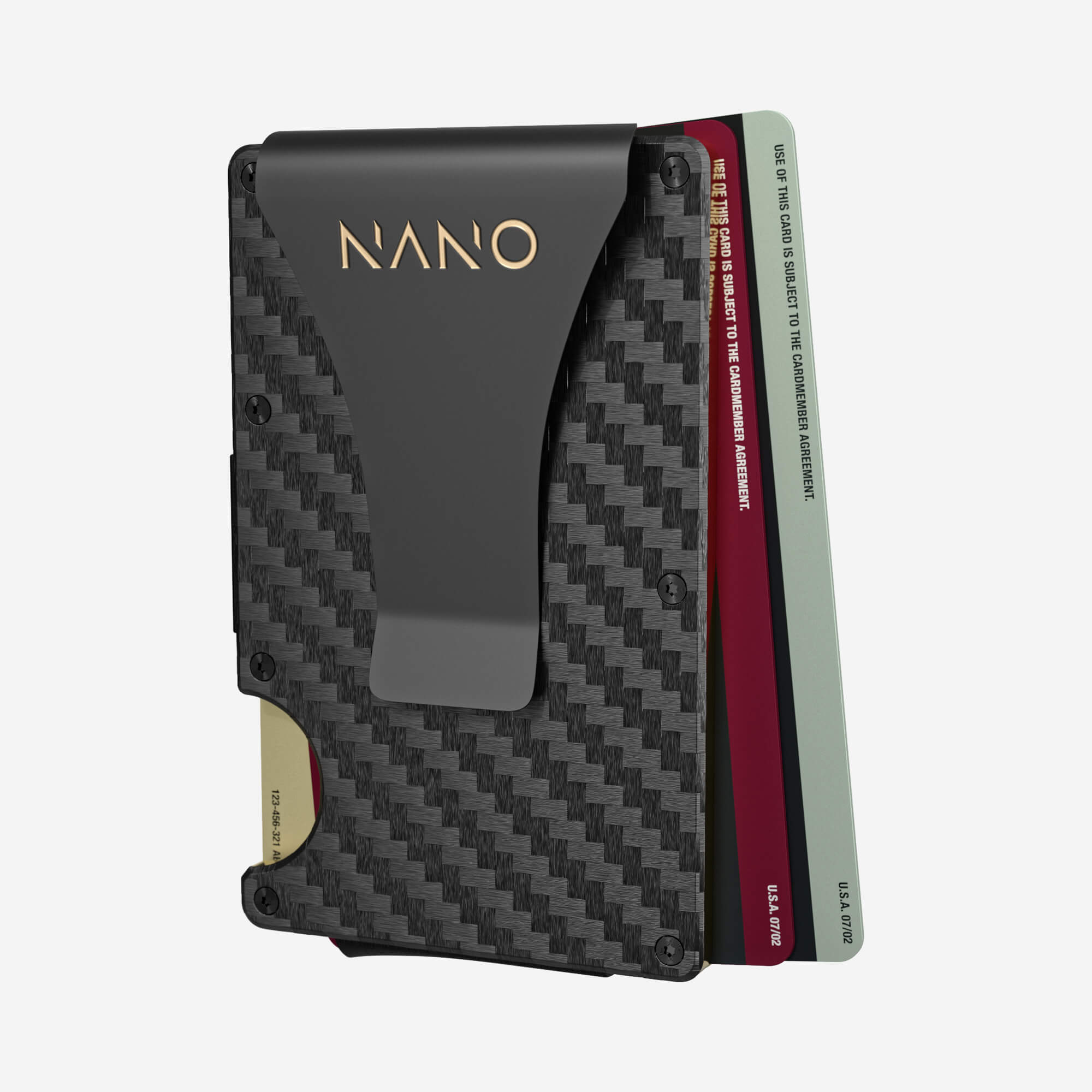 007 Money Clip Wallet (Stealth Black/Spectre Gold)