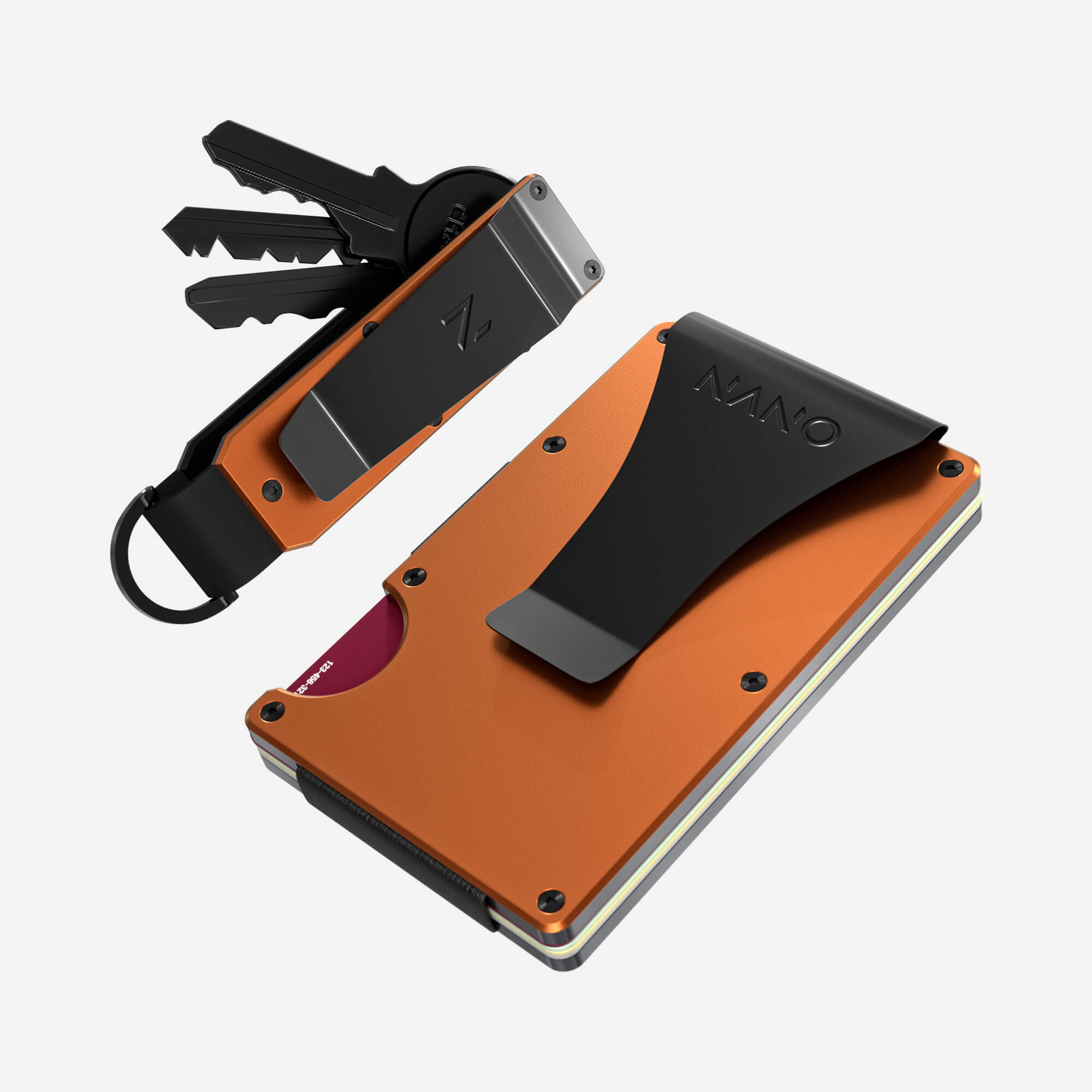 Money Clip Wallet (Ventura Orange) Everyday Bundle