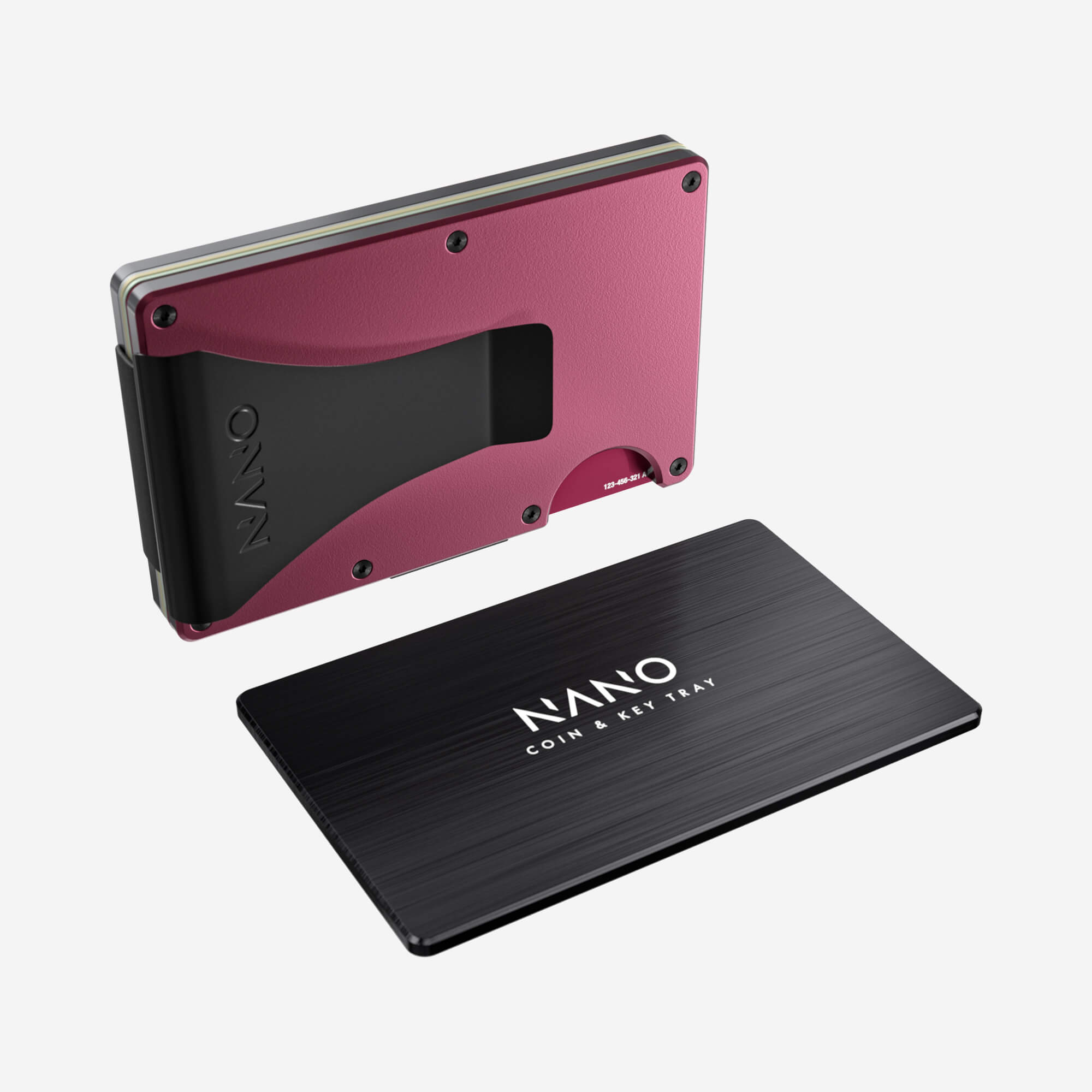 Money Clip Wallet (Portofino Red) Essential Bundle