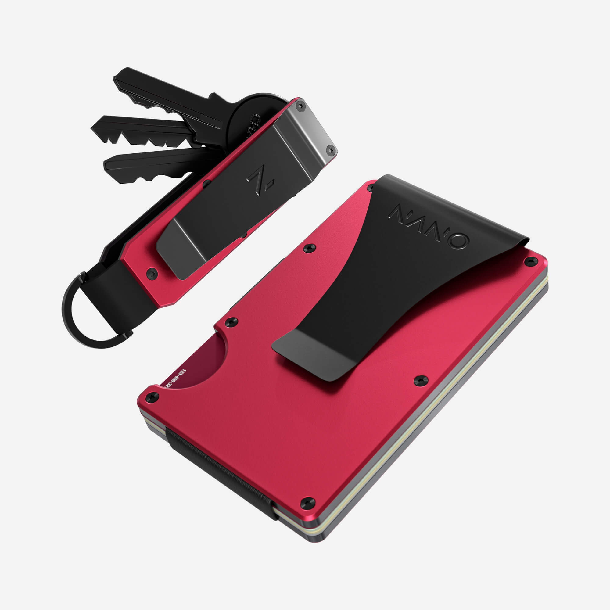 Money Clip Wallet (Volcano Red) Everyday Bundle