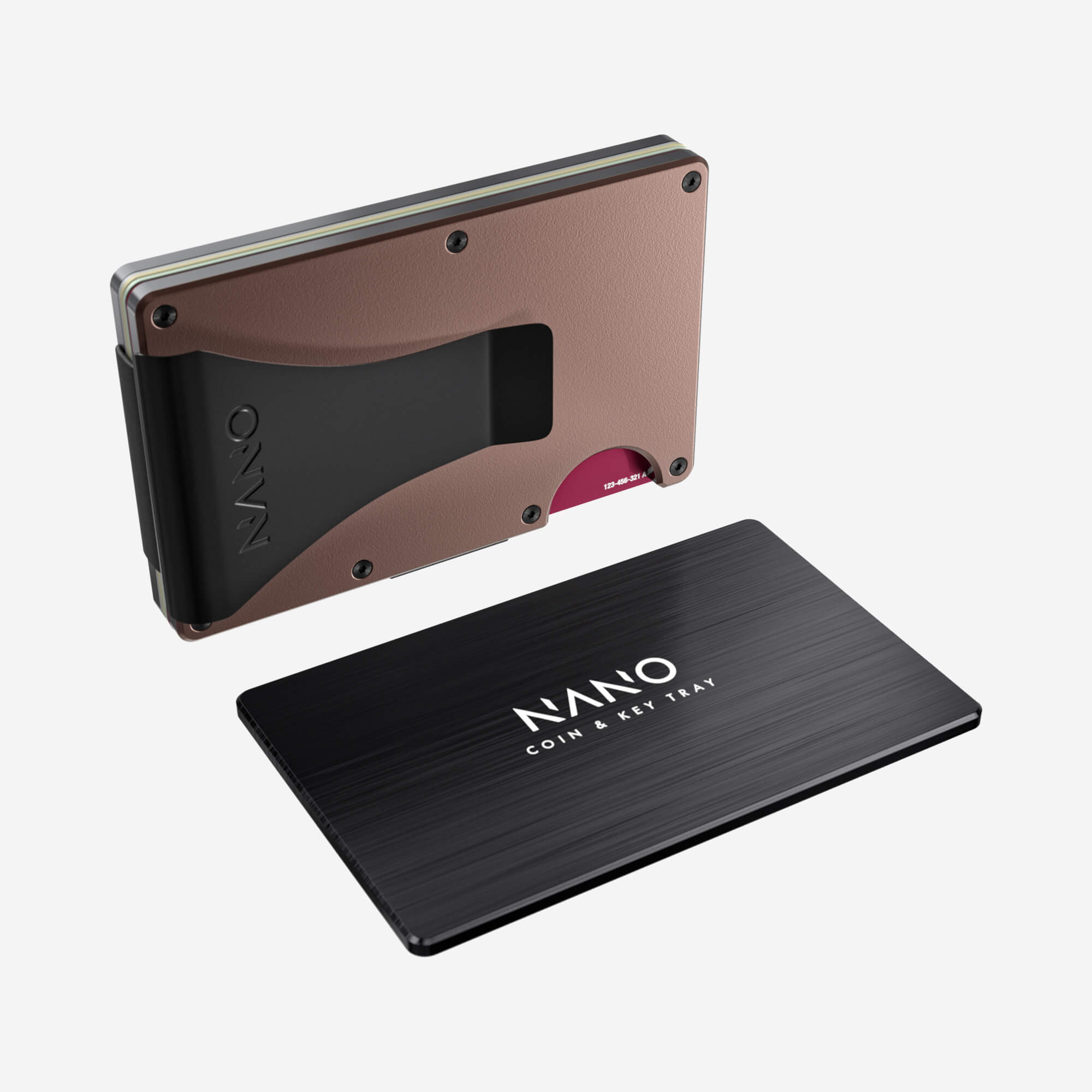 Money Clip Wallet (Sonic Copper) Essential Bundle