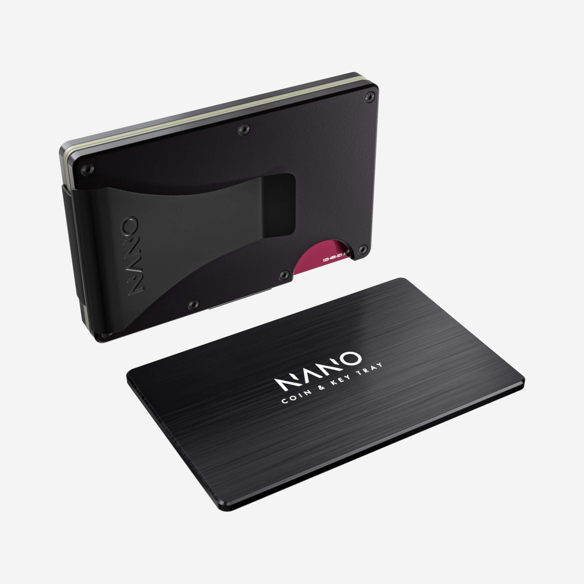Money Clip Wallet (Phantom Black) Essential Bundle