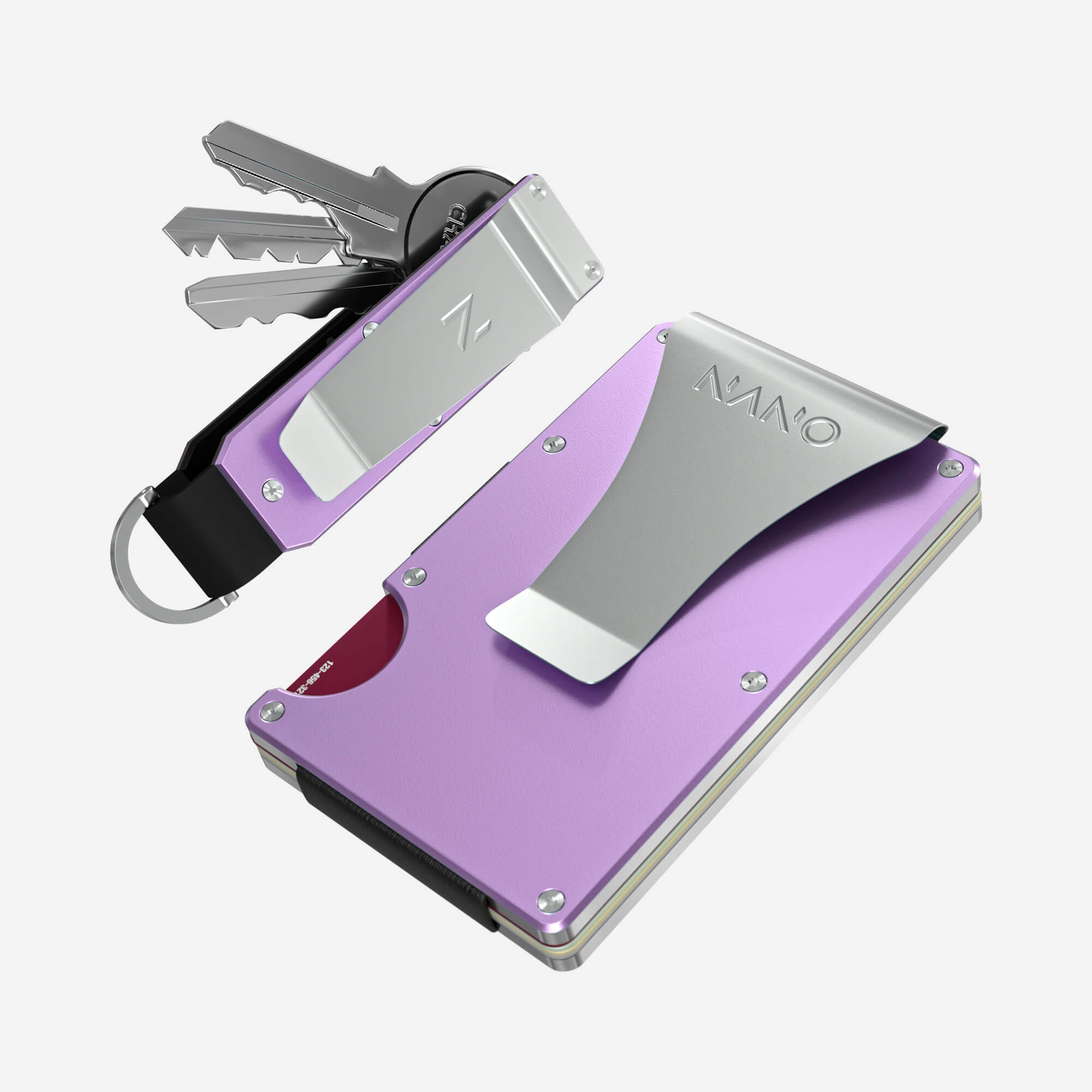 Money Clip Wallet (Twilight Lilac) Everyday Bundle