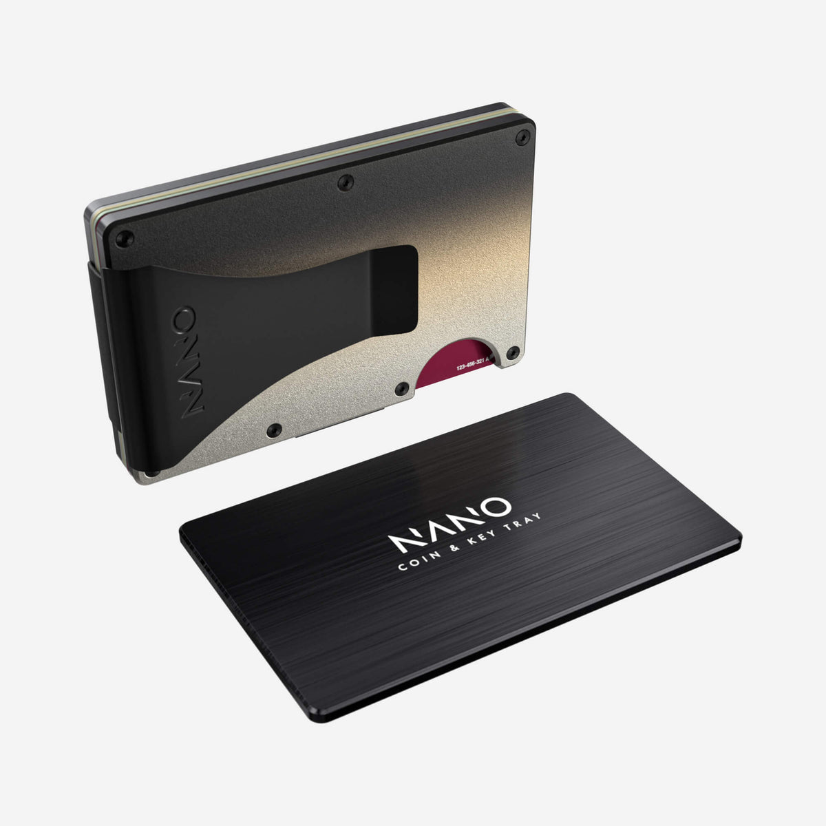 Money Clip Wallet (Onyx Eclipse) Essential Bundle