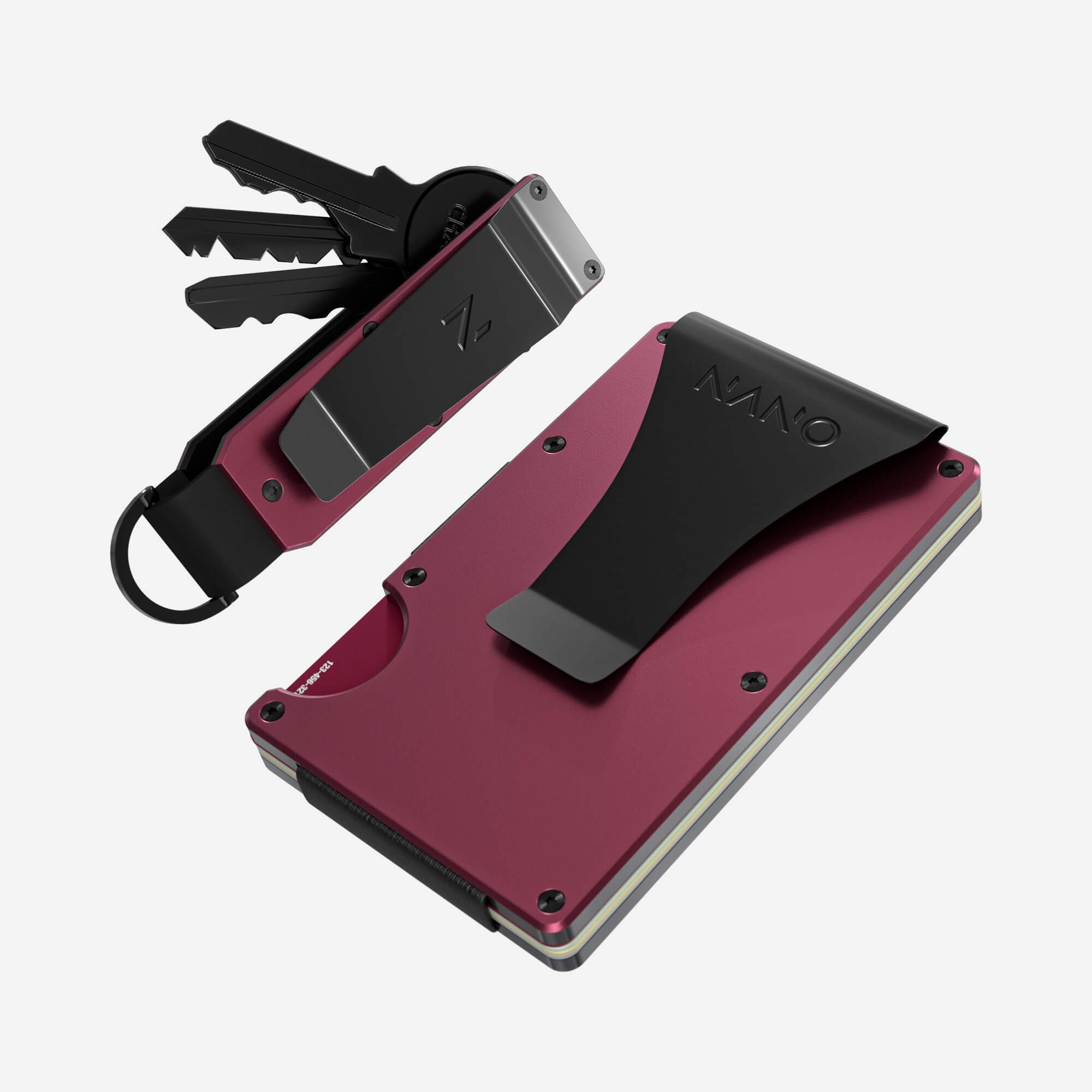 Money Clip Wallet (Portofino Red) Everyday Bundle