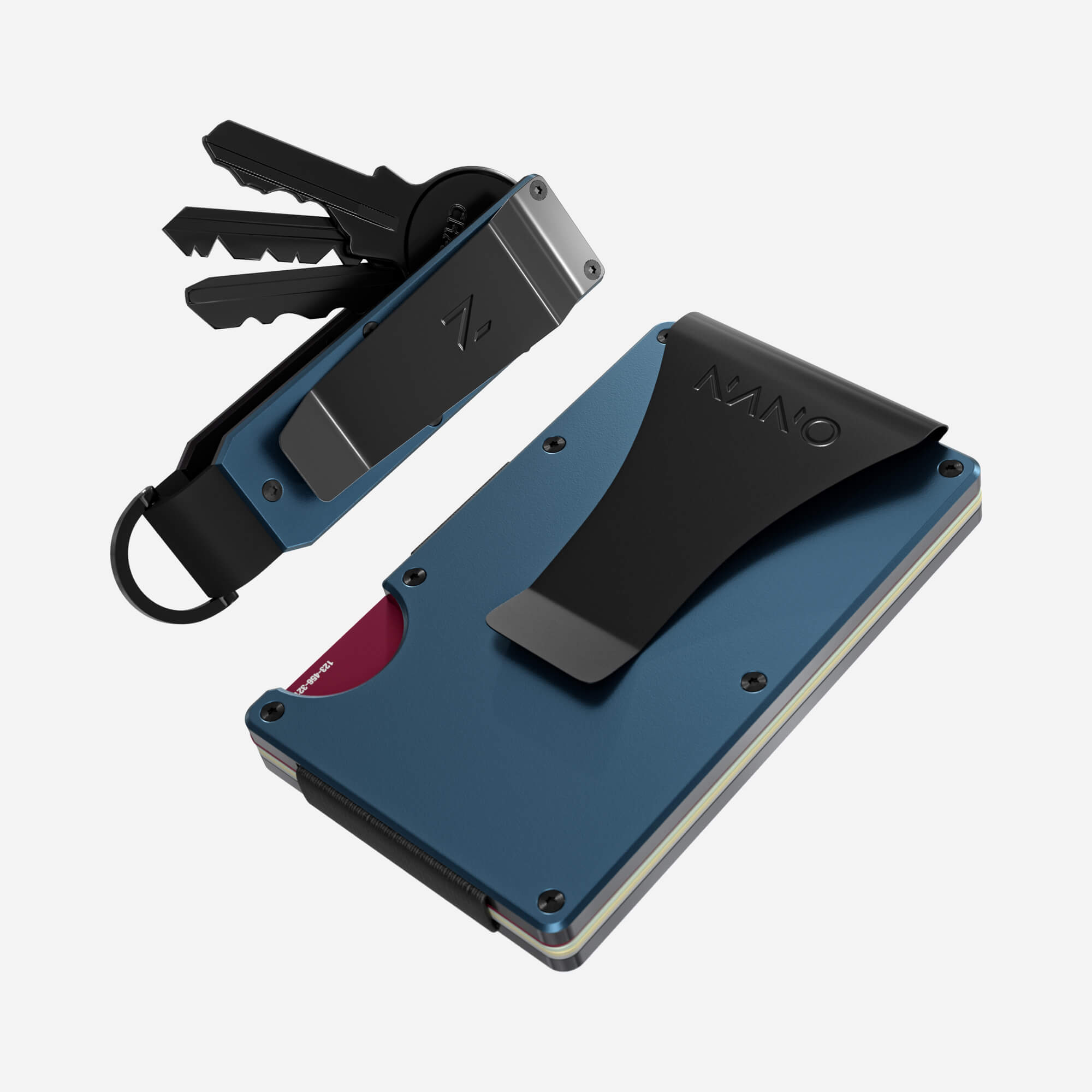 Money Clip Wallet (Riviera Navy) Everyday Bundle