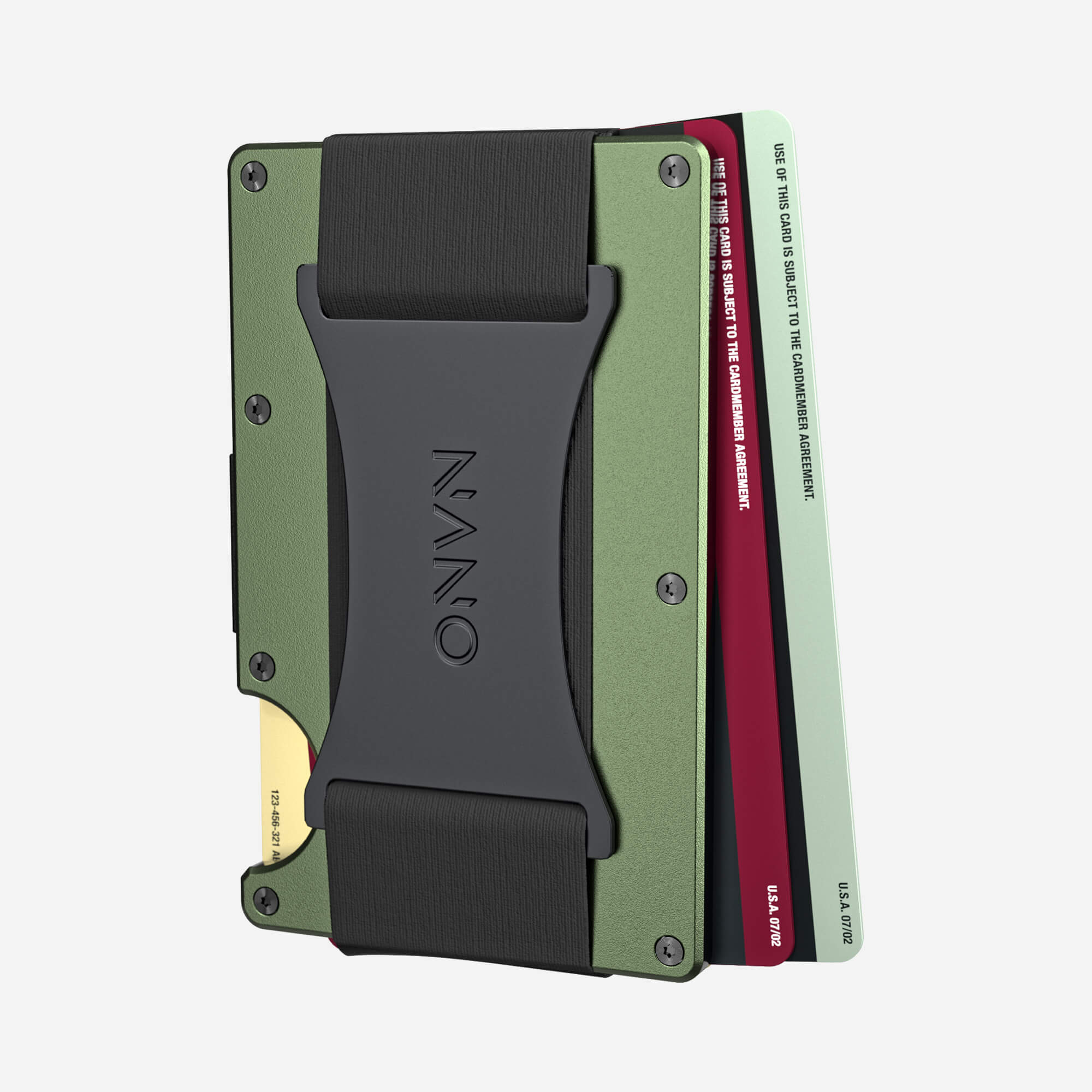 Personalised Cash Strap Wallet (Heritage Green)