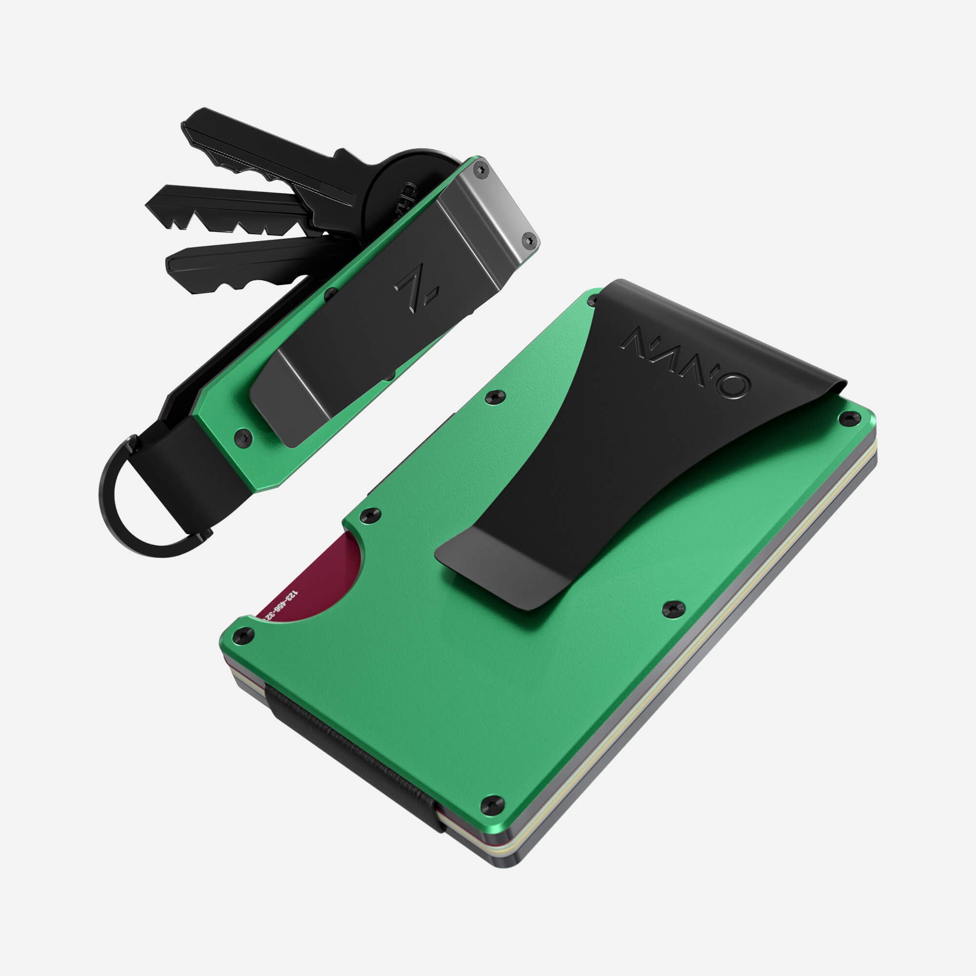 Money Clip Wallet (Viper Green) Everyday Bundle