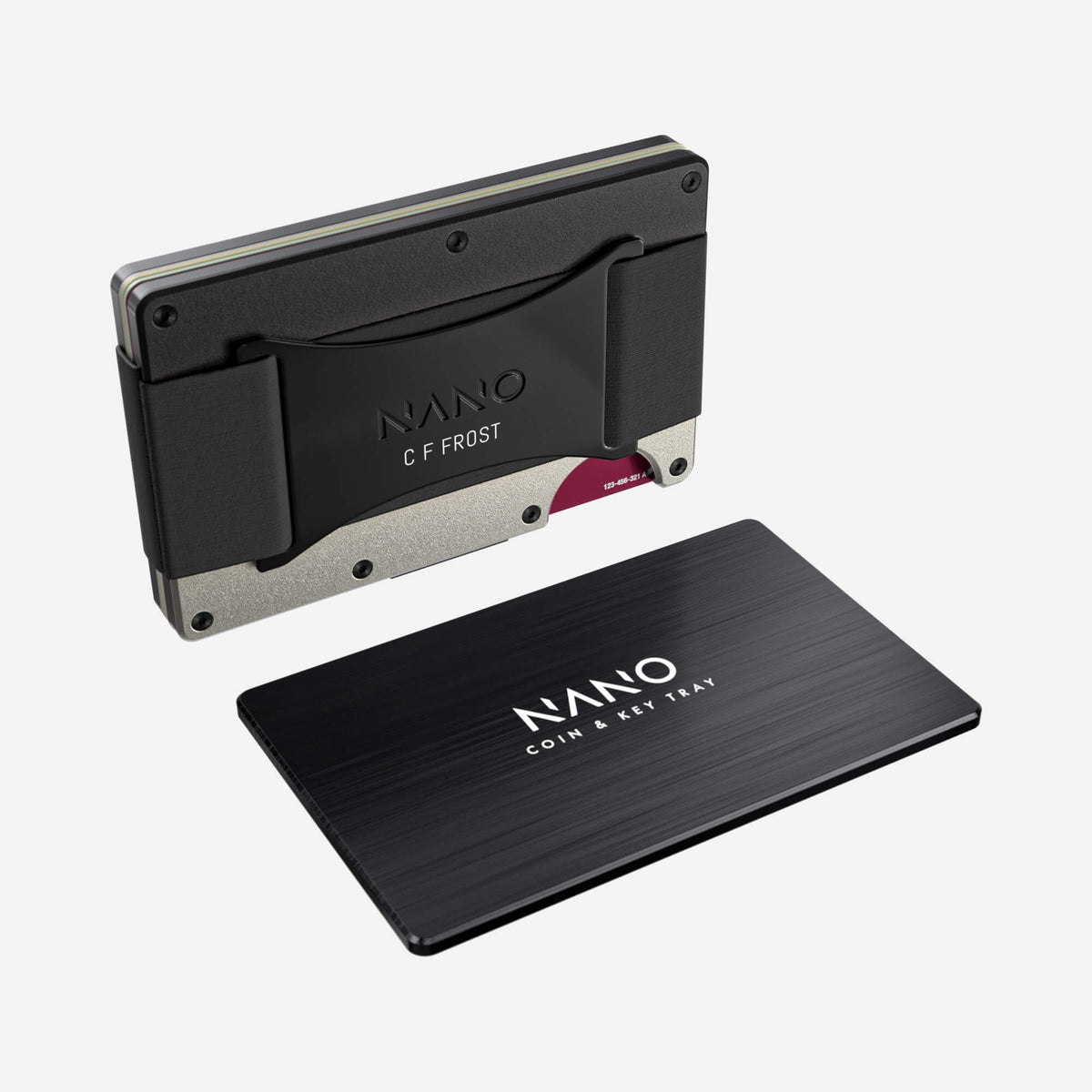 Personalised Cash Strap Wallet (Onyx Eclipse) Essential Bundle