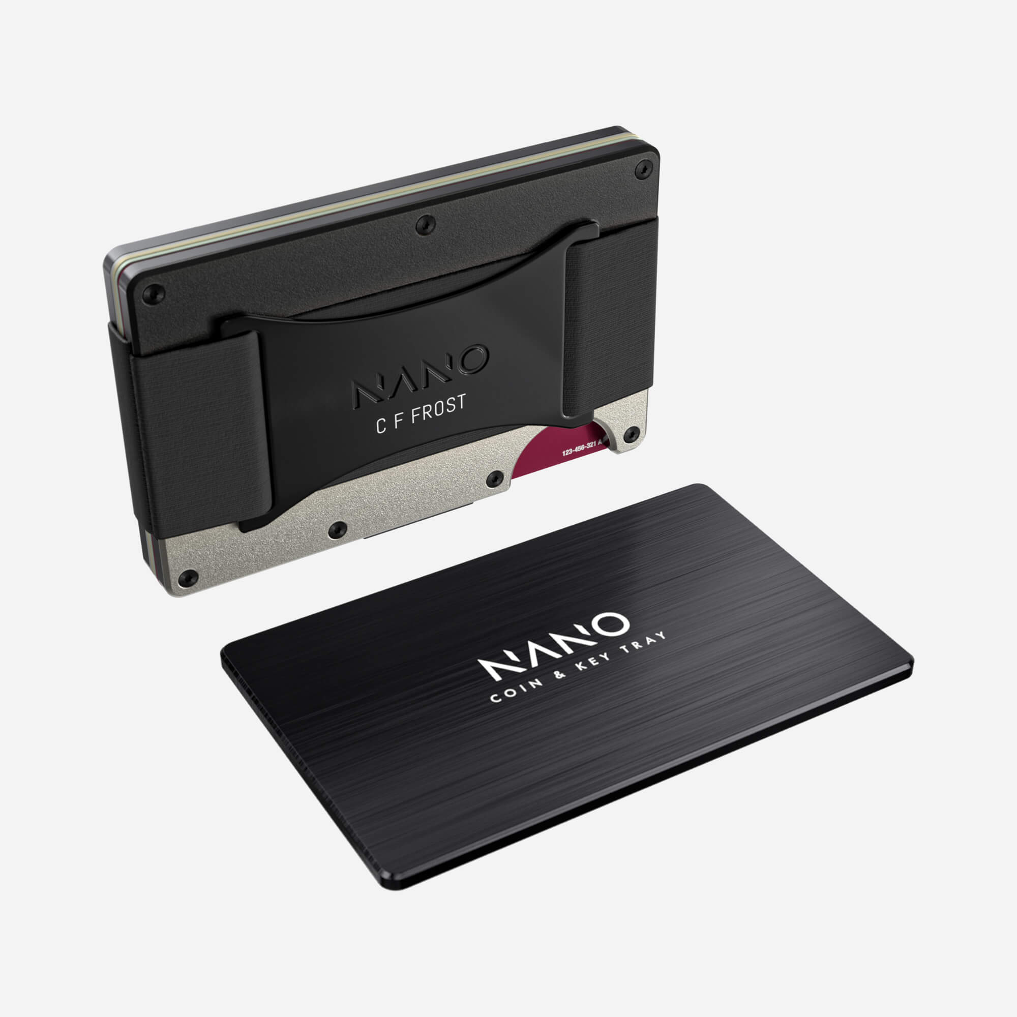 Personalised Cash Strap Wallet (Onyx Eclipse) Essential Bundle
