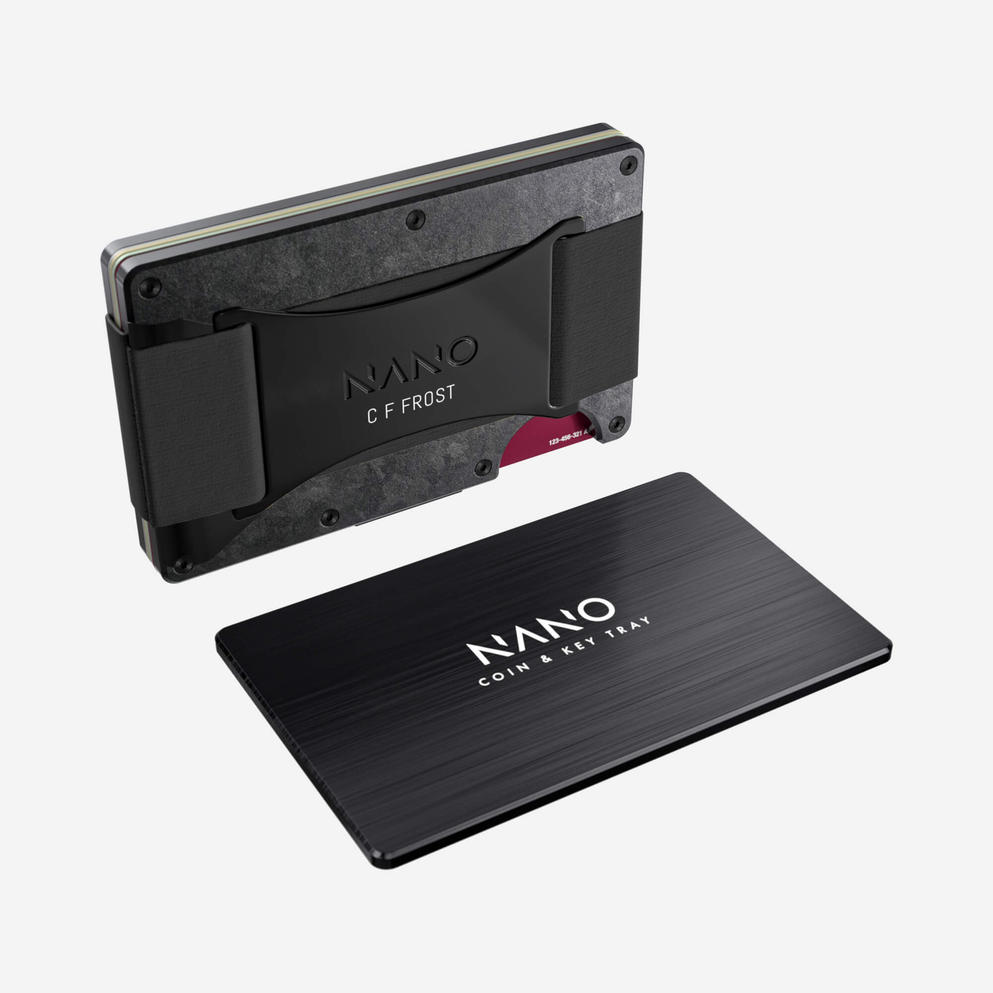 Personalised Cash Strap Wallet (Nero) Essential Bundle