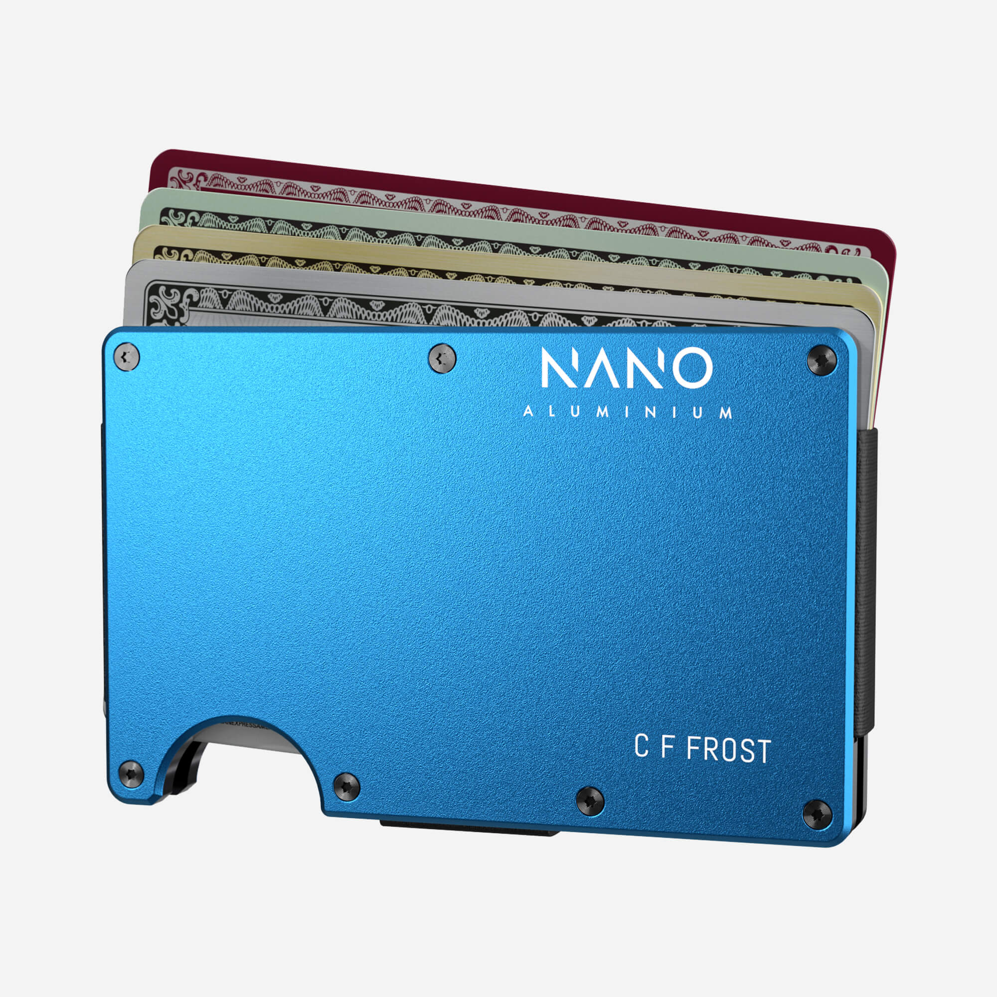 Personalised Cash Strap Wallet (Velocity Blue)