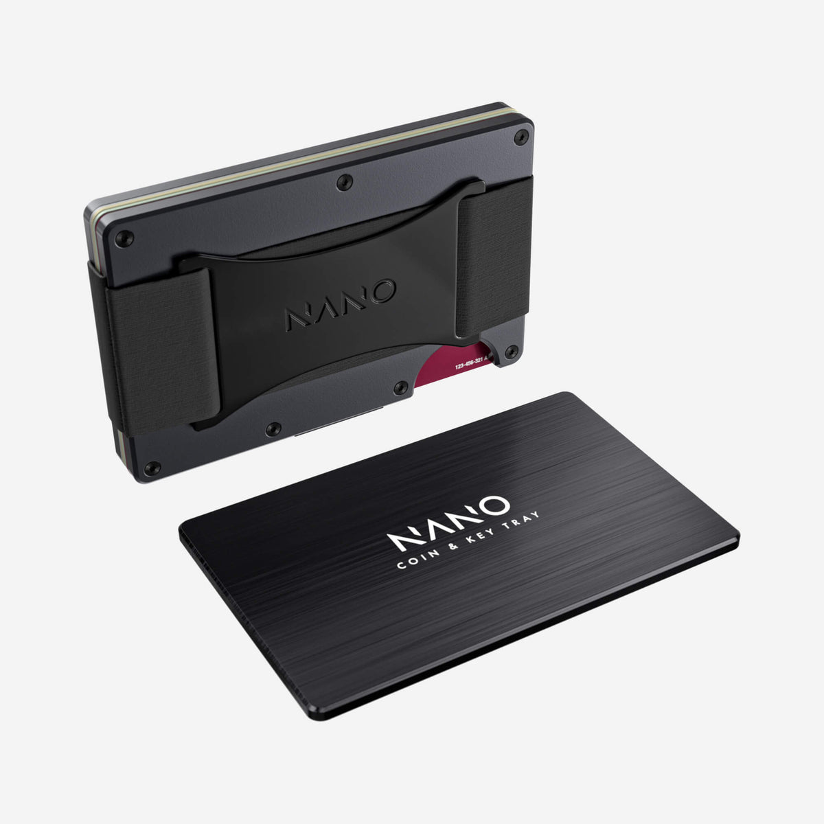 Cash Strap Wallet (Titan Gunmetal) Essential Bundle