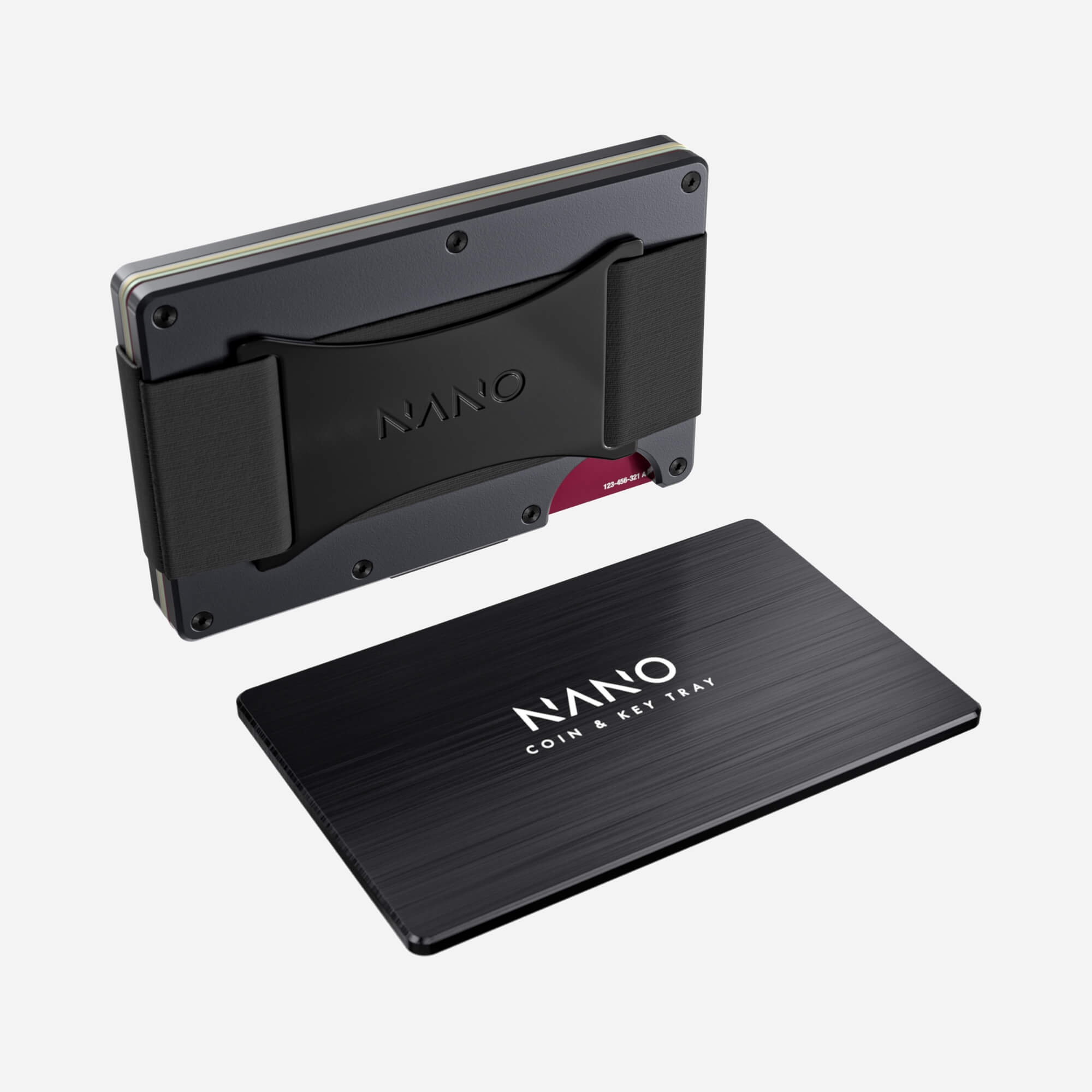 Cash Strap Wallet (Titan Gunmetal) Essential Bundle