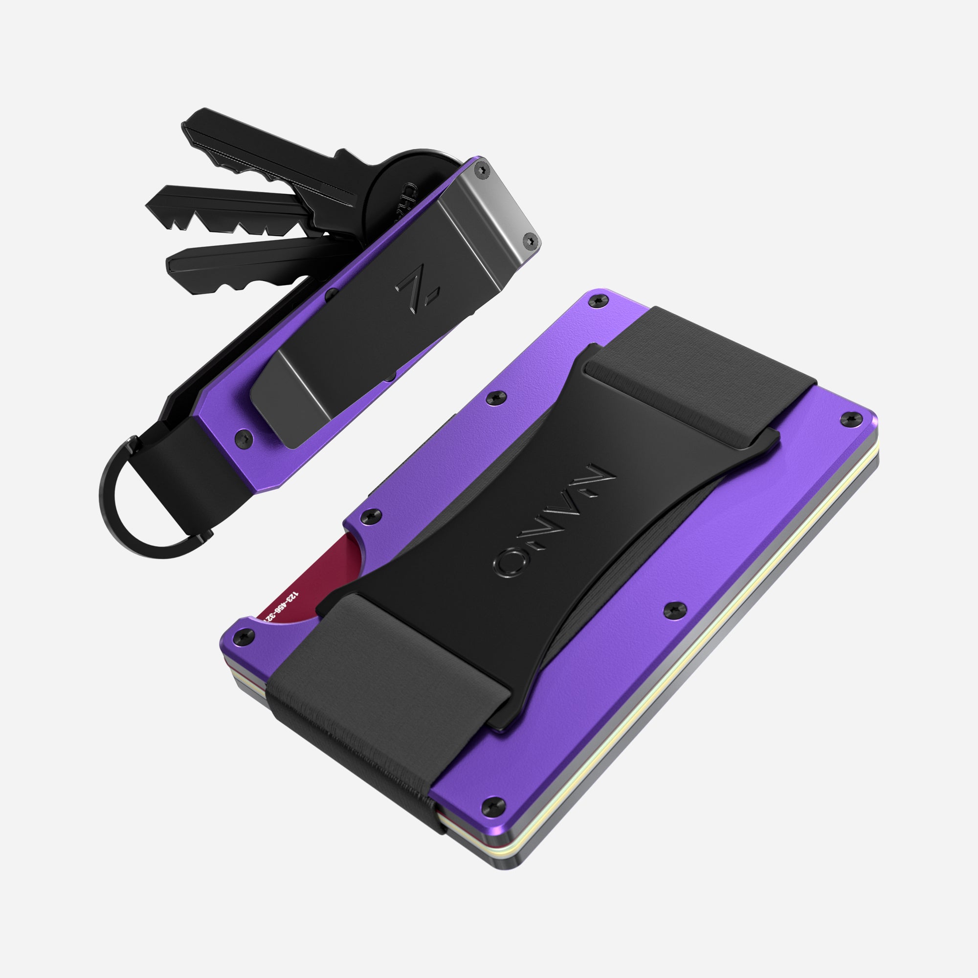 Cash Strap Wallet (Nebula Purple) Everyday Bundle