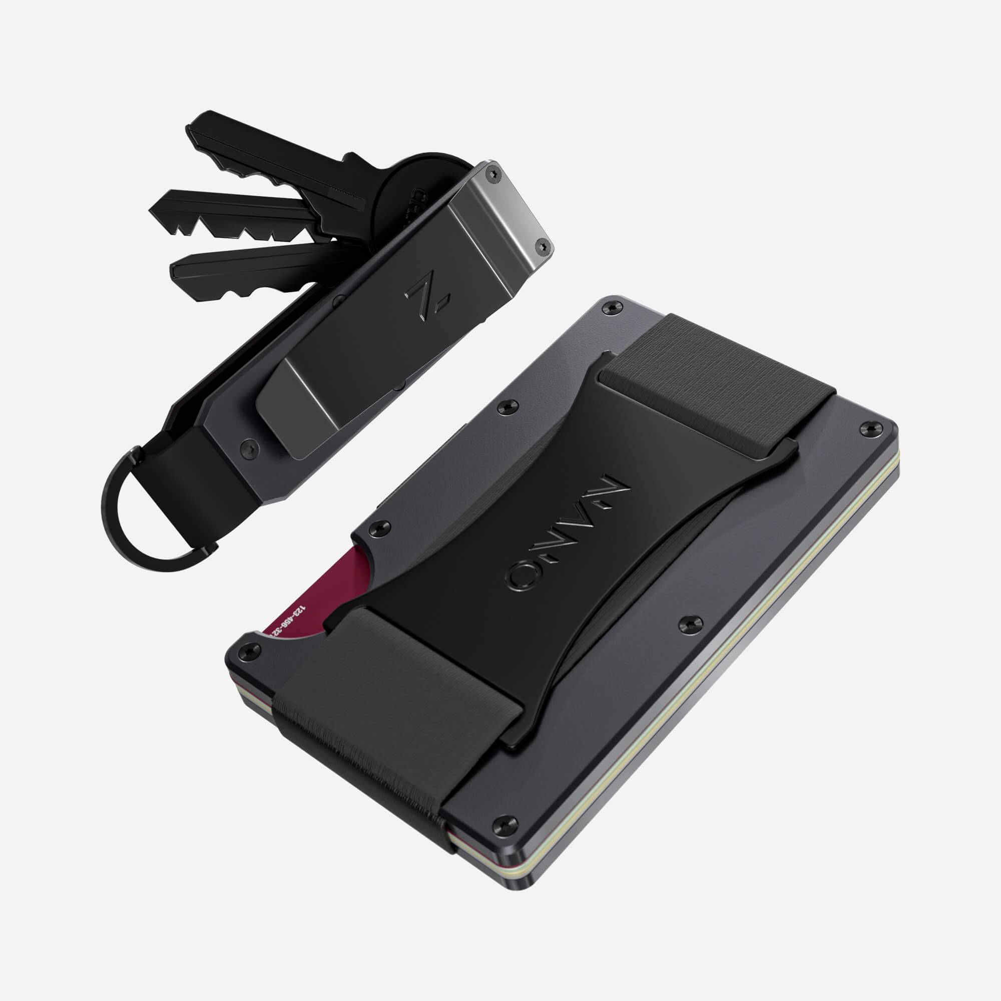 Cash Strap Wallet (Titan Gunmetal) Everyday Bundle