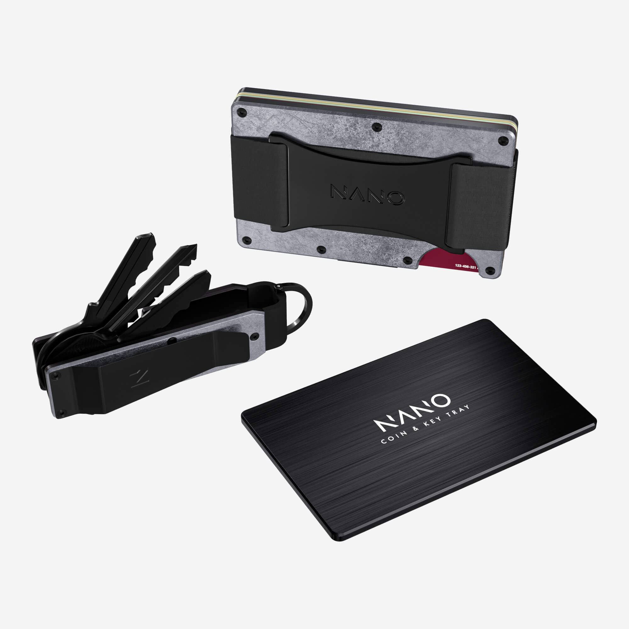 Cash Strap Wallet (Dark Storm) Ultimate Bundle