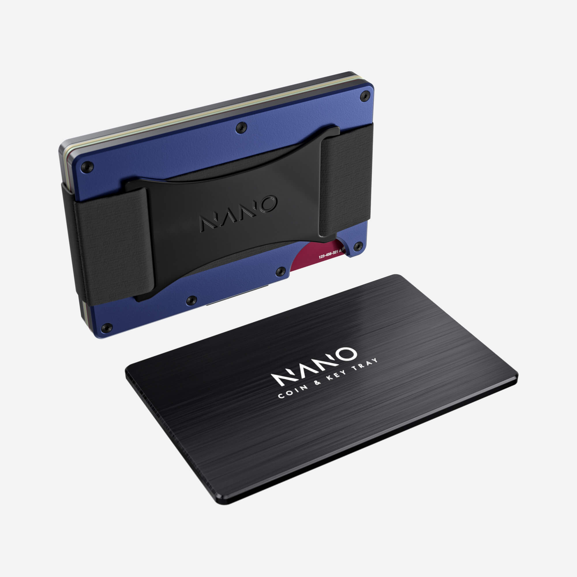 Cash Strap Wallet (Skyfall Navy) Essential Bundle
