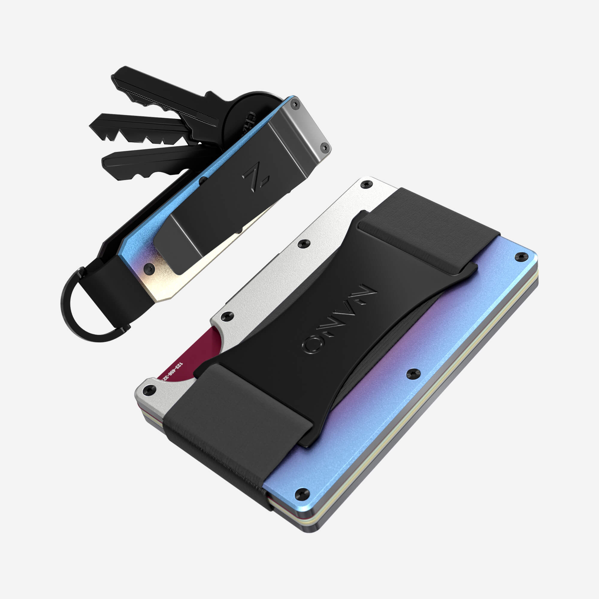 Cash Strap Wallet (Flame Burnt) Everyday Bundle