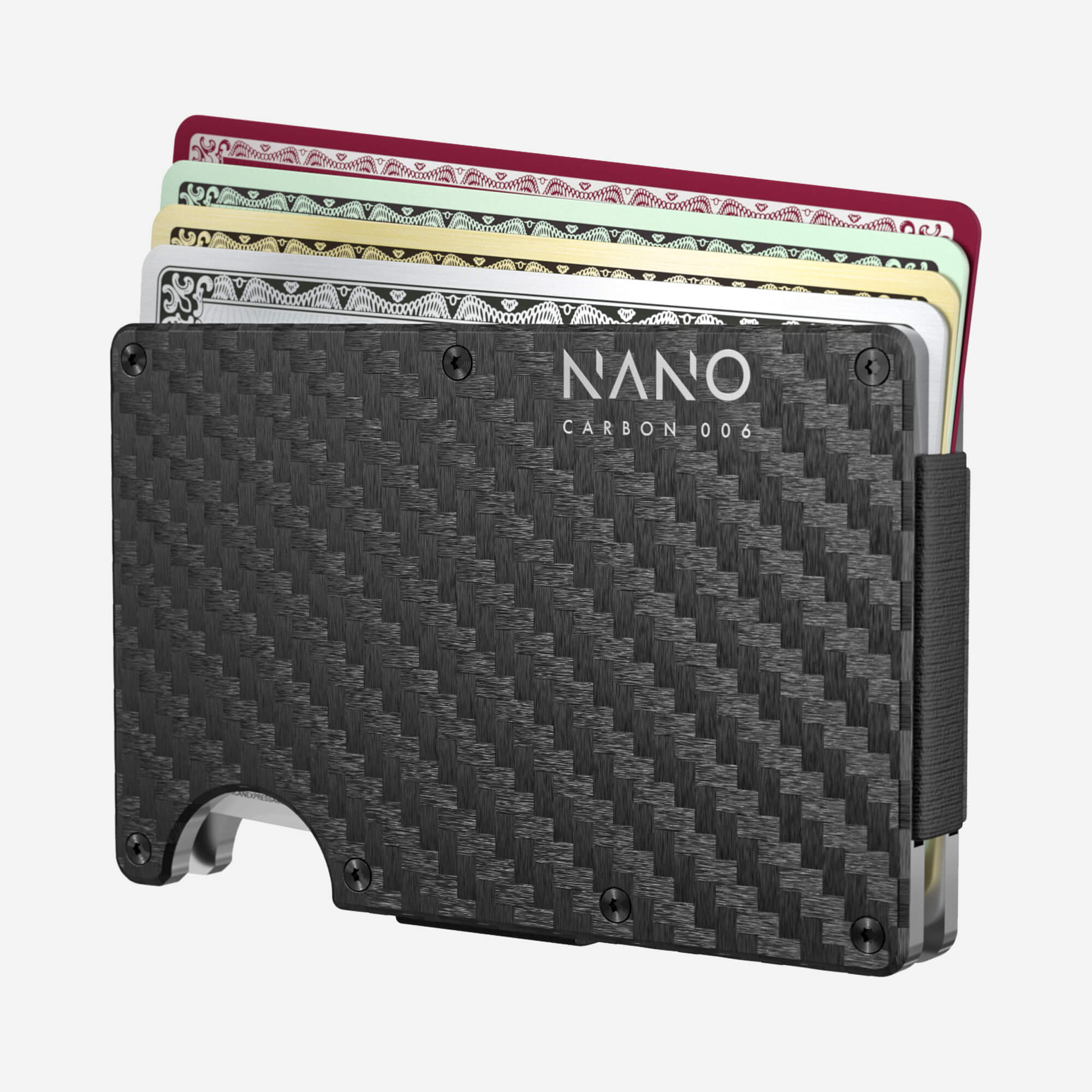 006 Money Clip Wallet (Stealth Black/Ghost Silver)