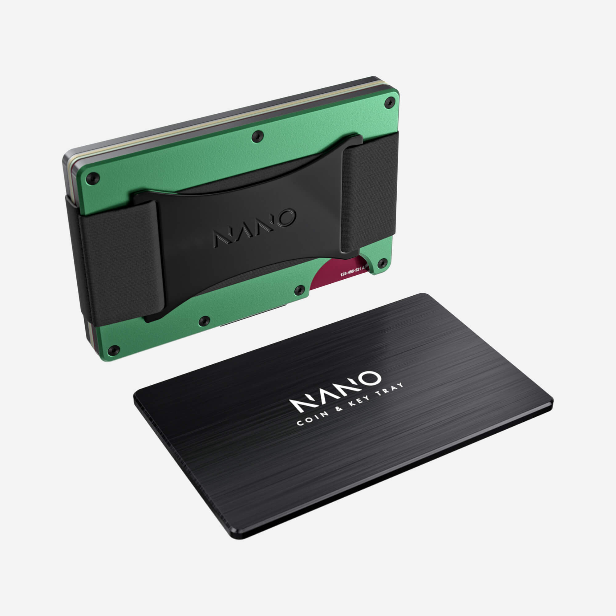 Personalised Cash Strap Wallet (Viper Green) Essential Bundle